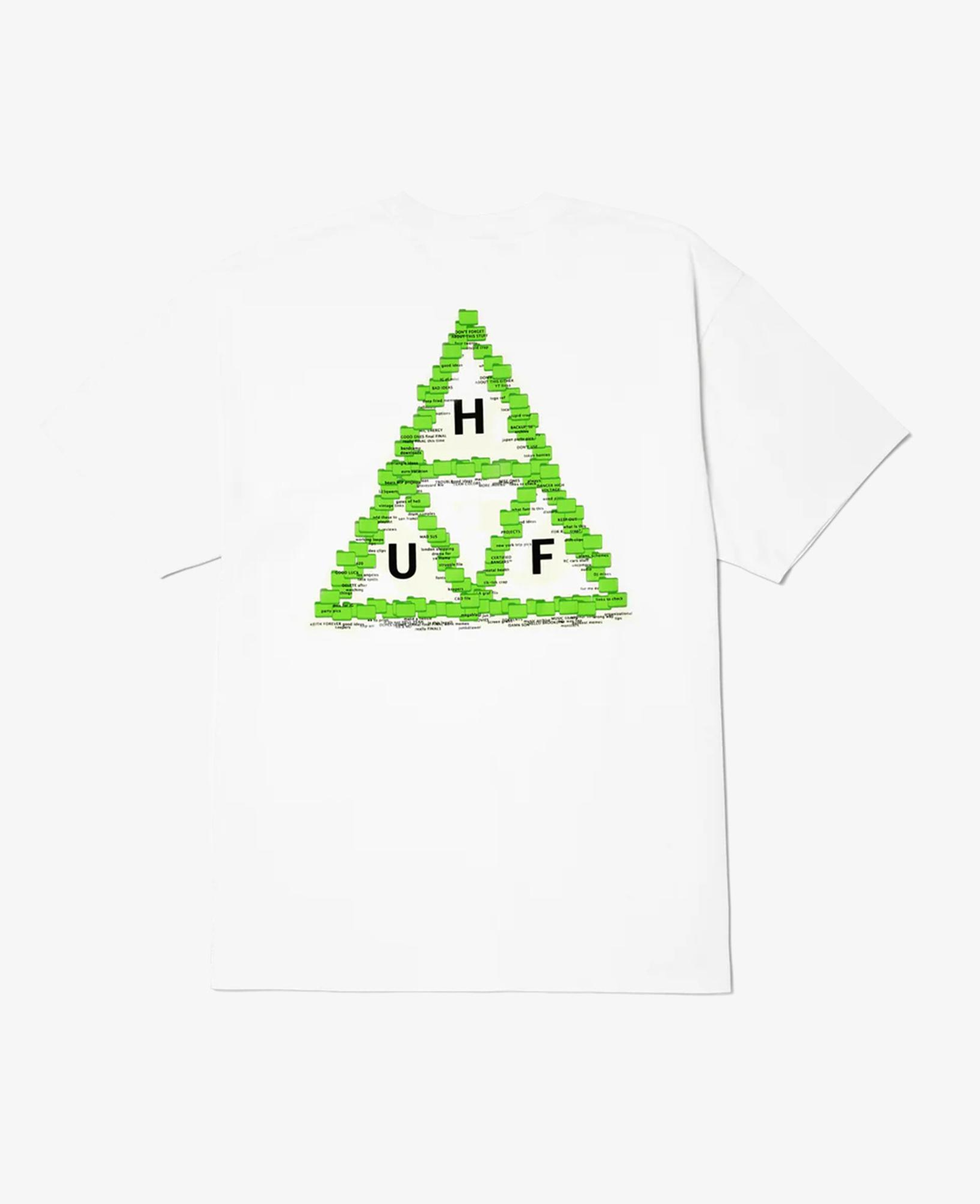 Huf Desktop Erkek Beyaz T-Shirt