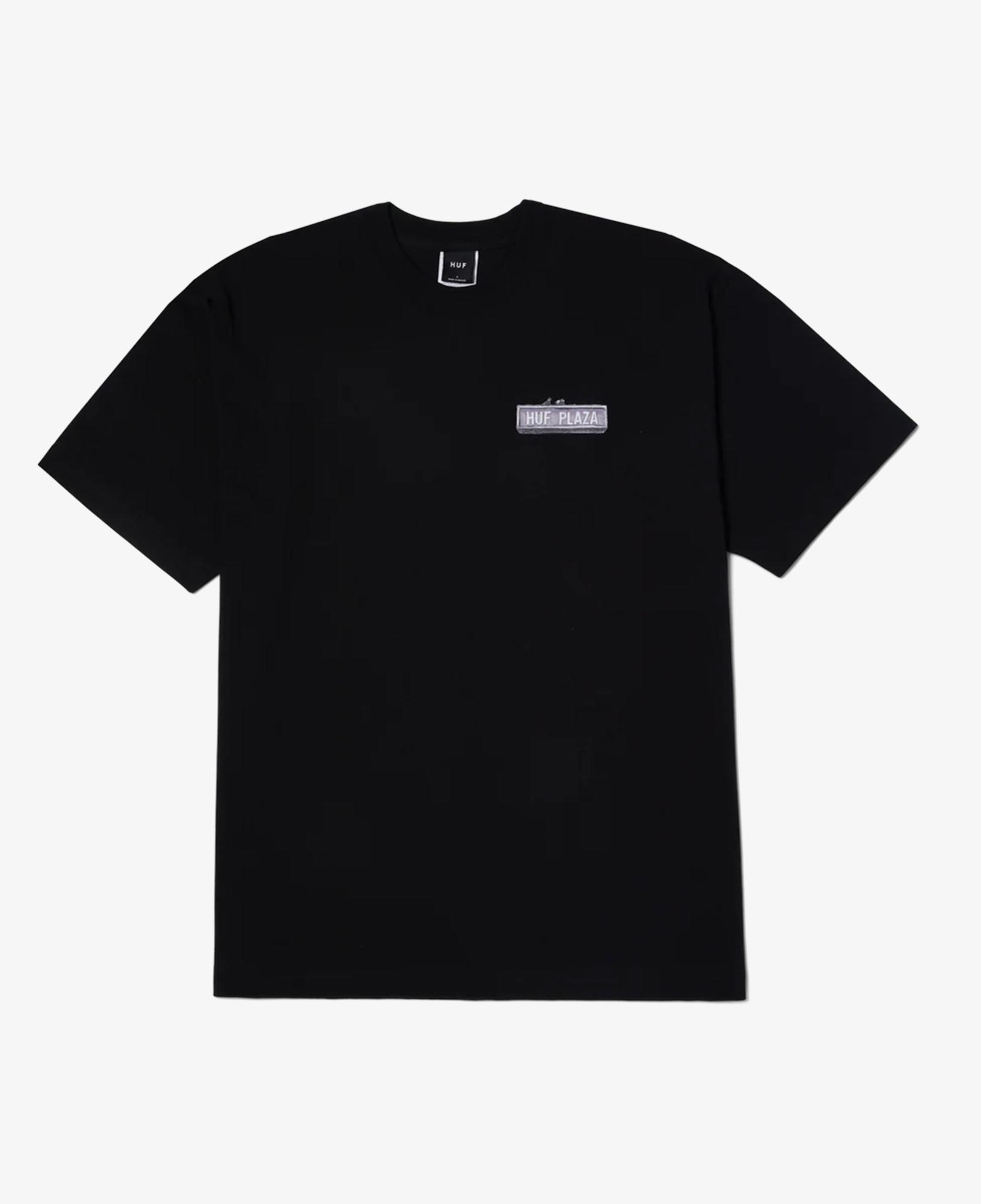 Huf Plaza Erkek Siyah T-Shirt