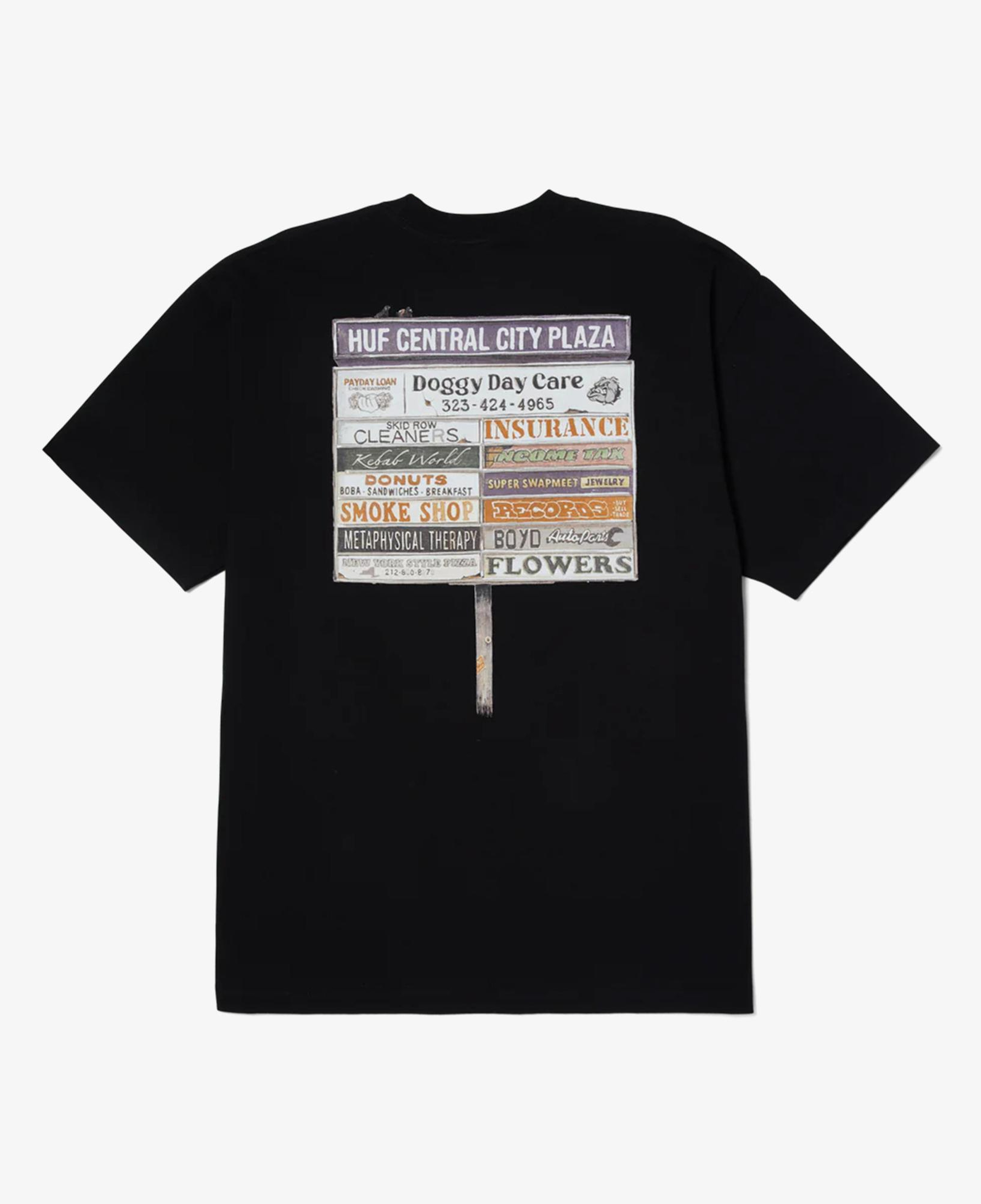 Huf Plaza Erkek Siyah T-Shirt