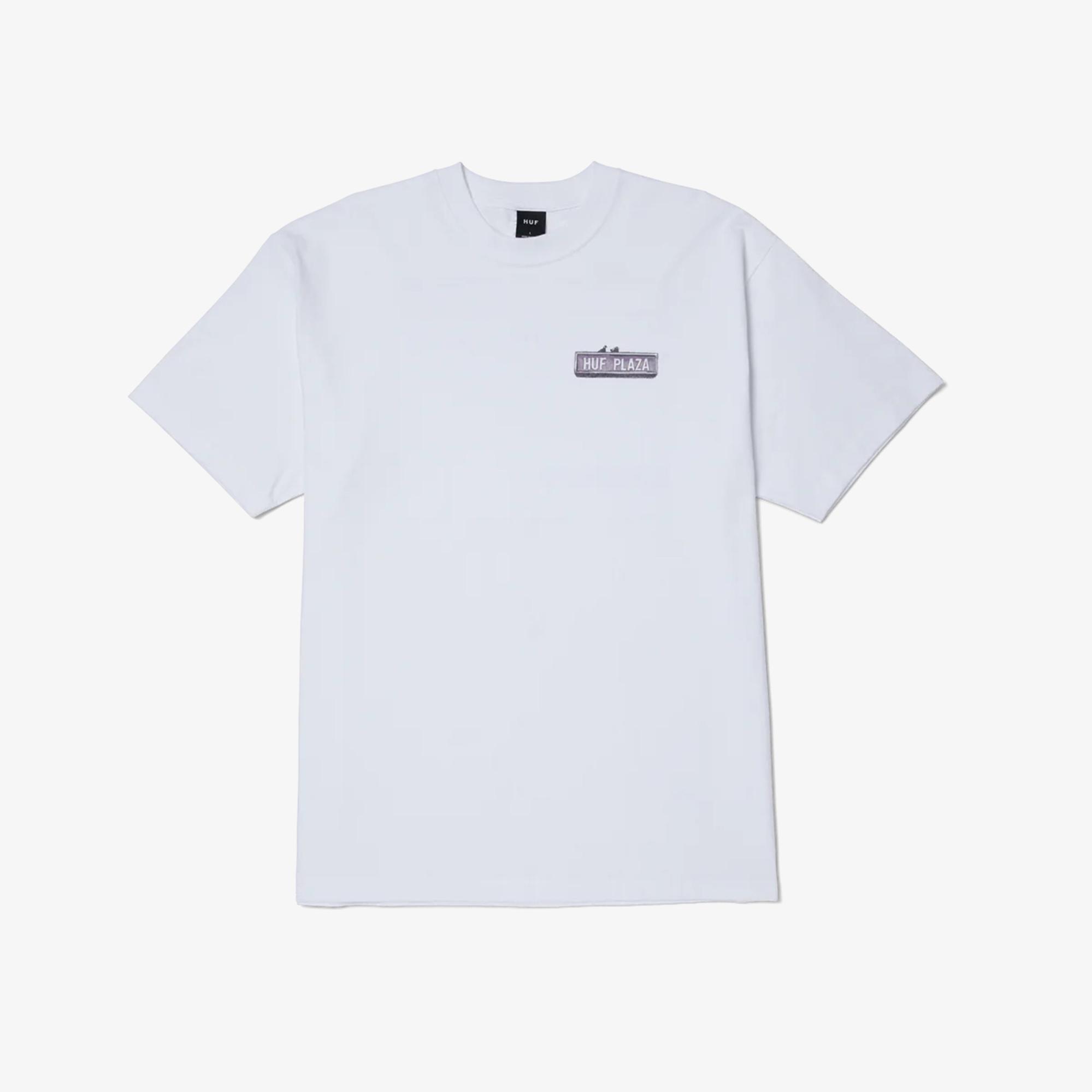 Huf Plaza Erkek Beyaz T-Shirt