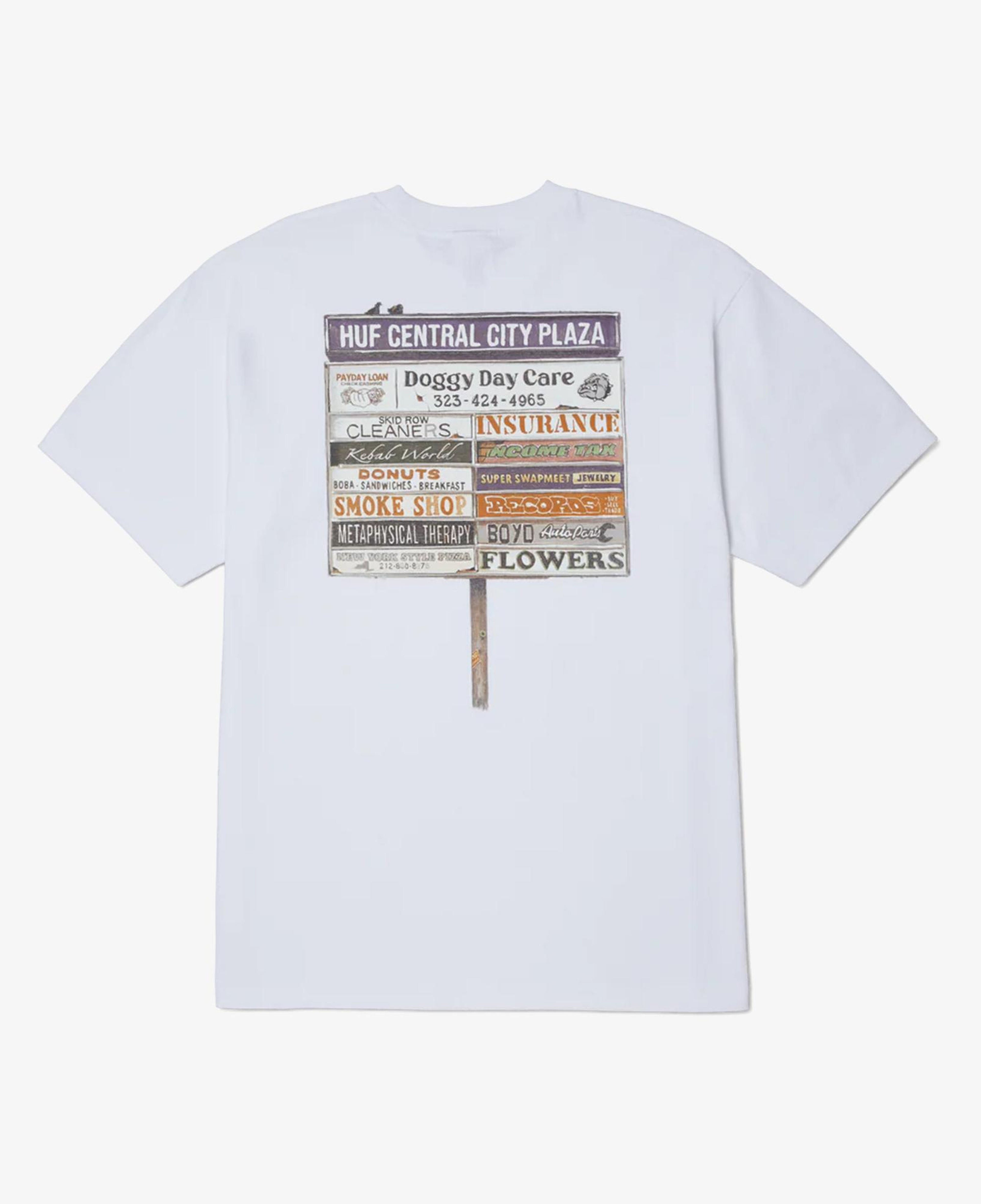 Huf Plaza Erkek Beyaz T-Shirt