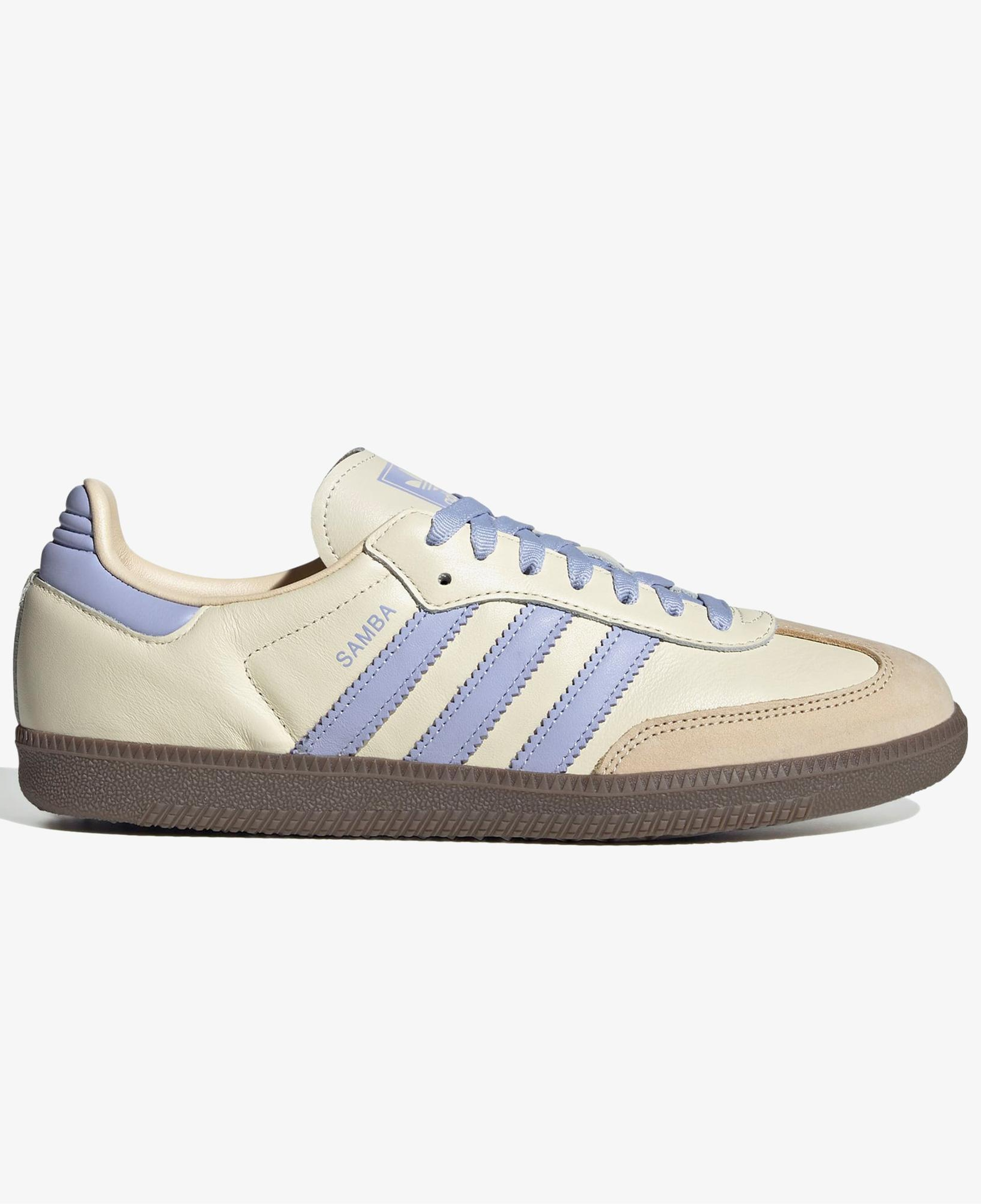 adidas Samba OG Unisex Krem/Lila Spor Ayakkabı