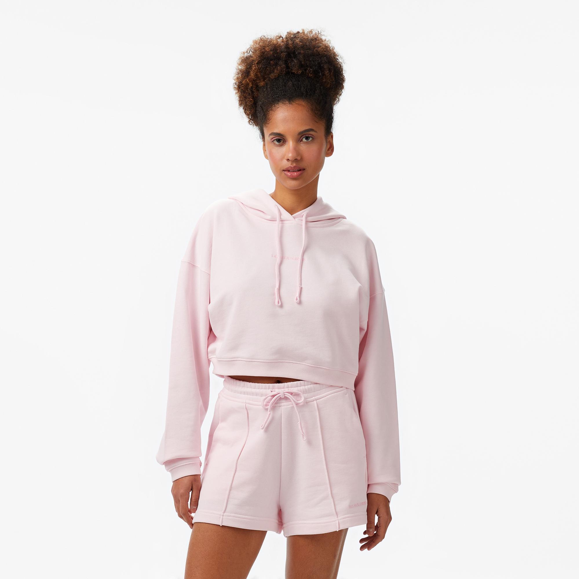 Les Benjamins Kadın Pembe Hoodie