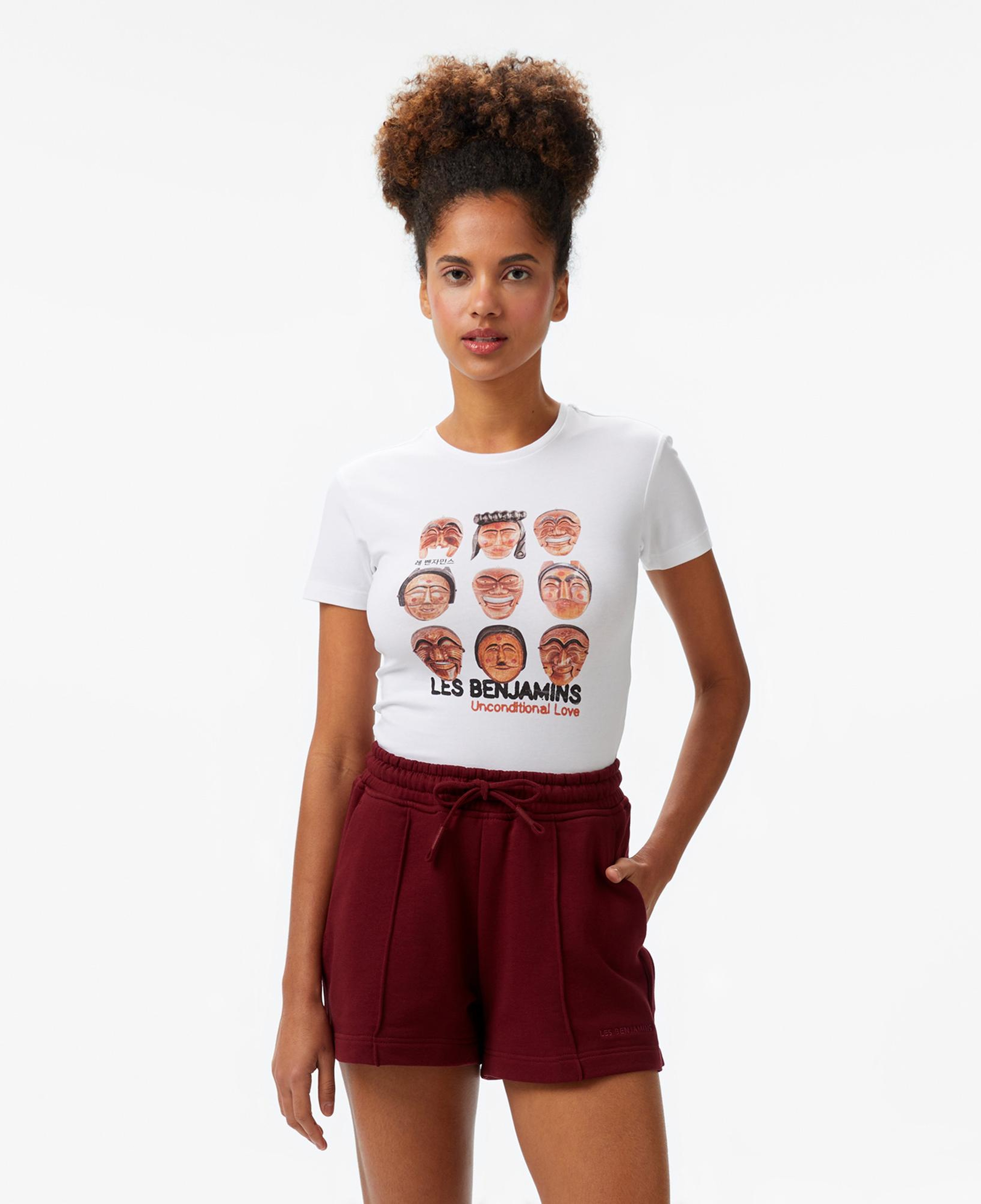 Les Benjamins Kadın Beyaz T-Shirt