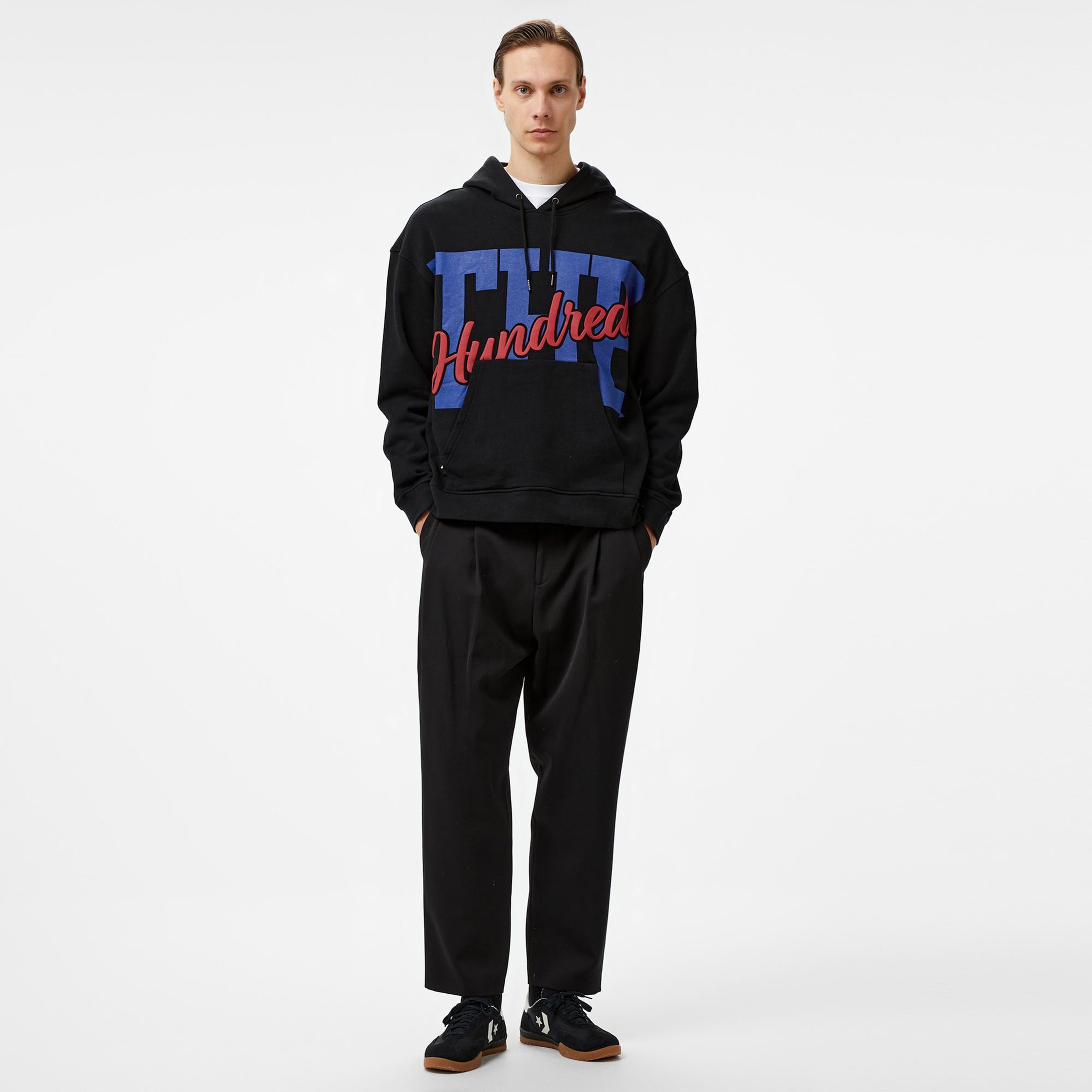 The Hundreds The Pullover Erkek Beyaz Sweatshirt