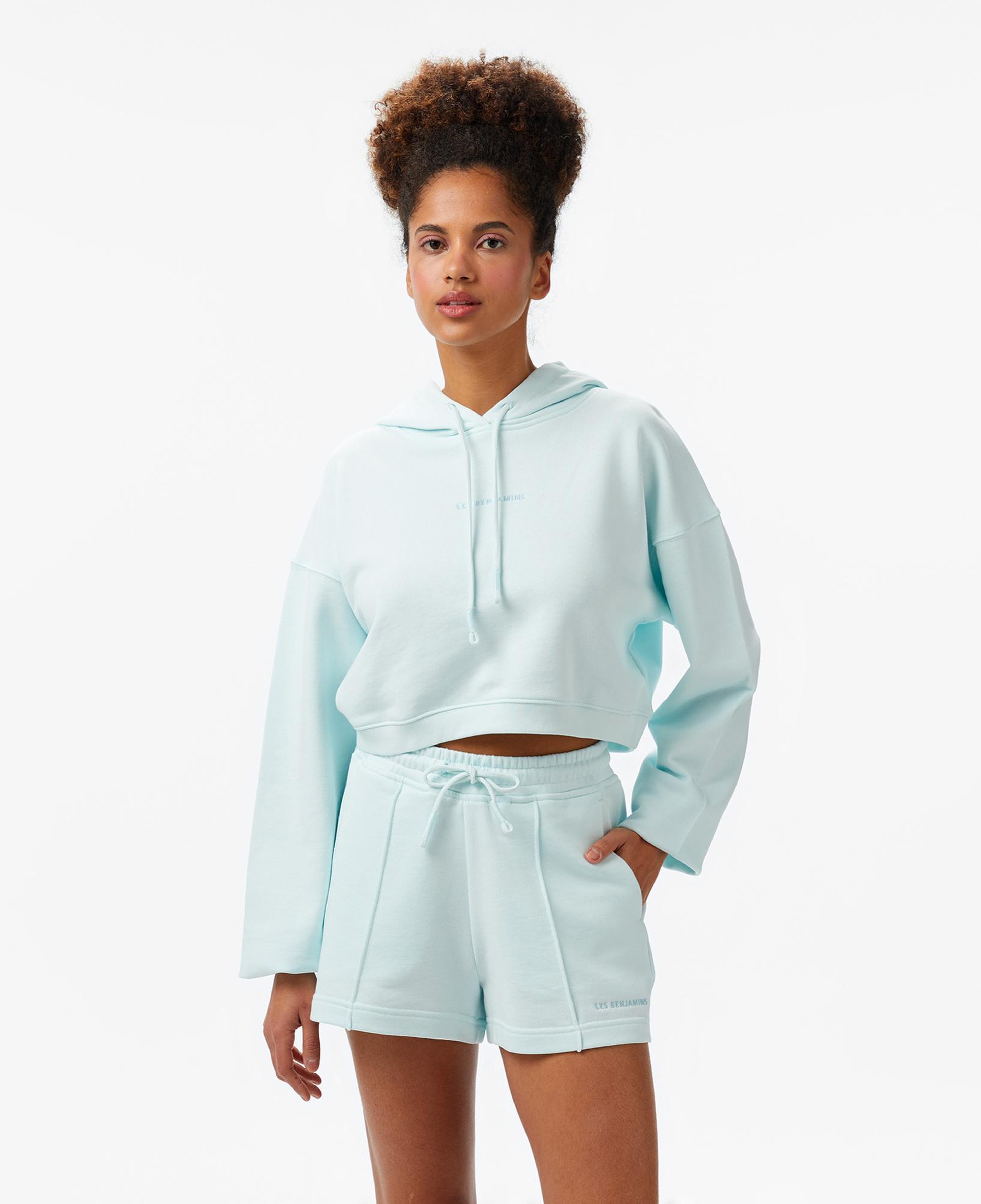 Les Benjamins Kadın Mavi Hoodie