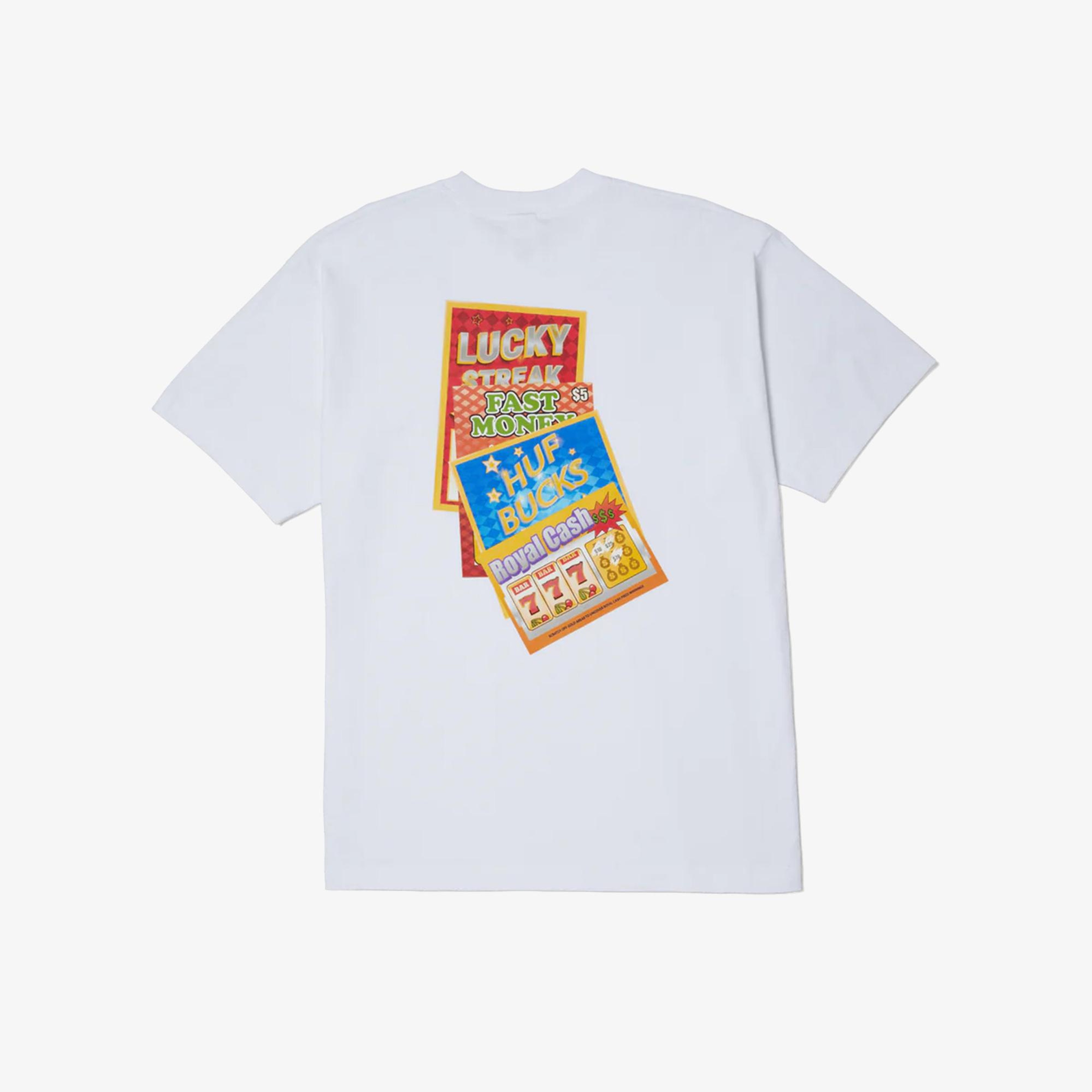 Huf Lucky Erkek Beyaz T-Shirt