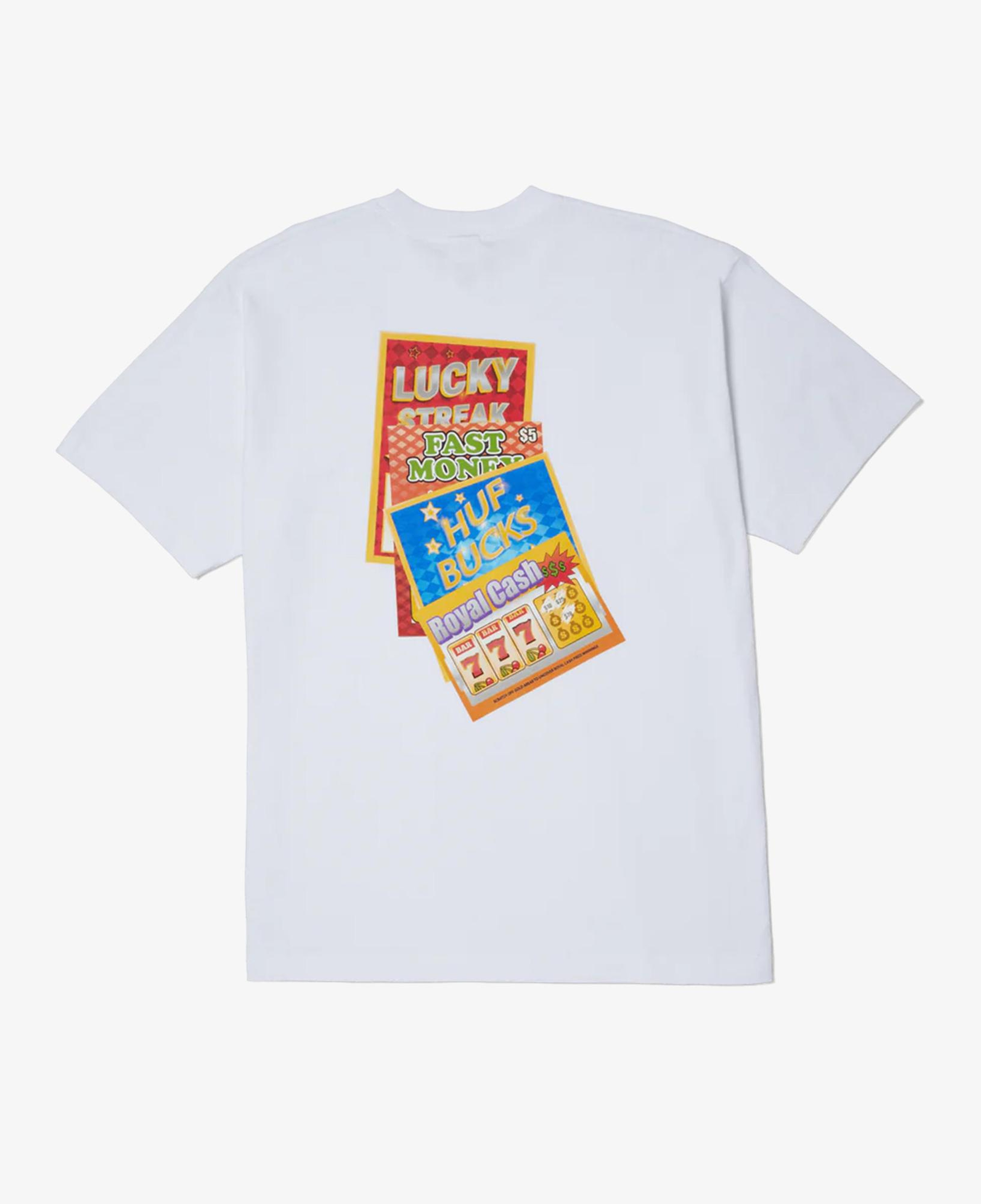 Huf Lucky Erkek Beyaz T-Shirt
