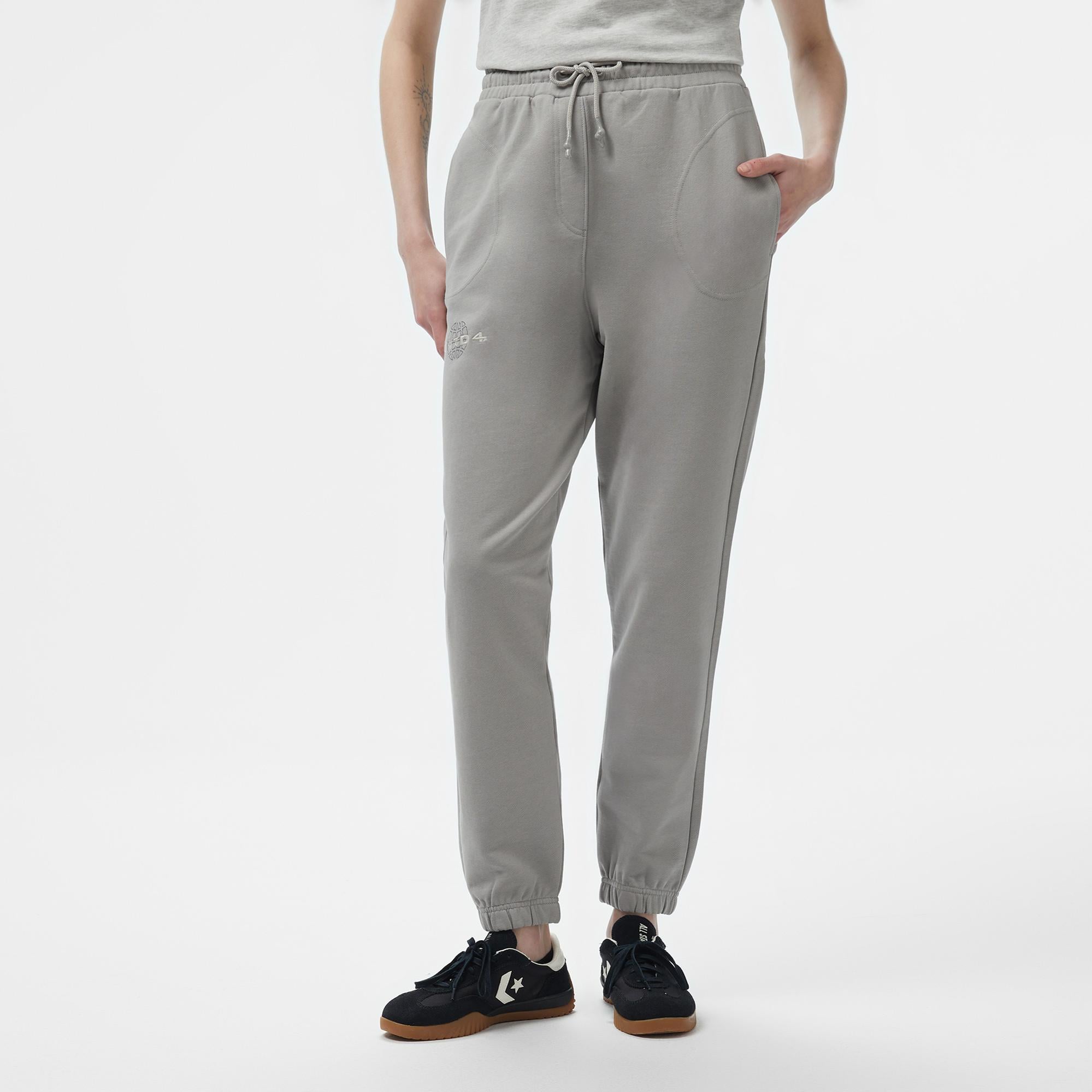 UNITED4 Comfort Flare Kadın Gri Eşofman Altı