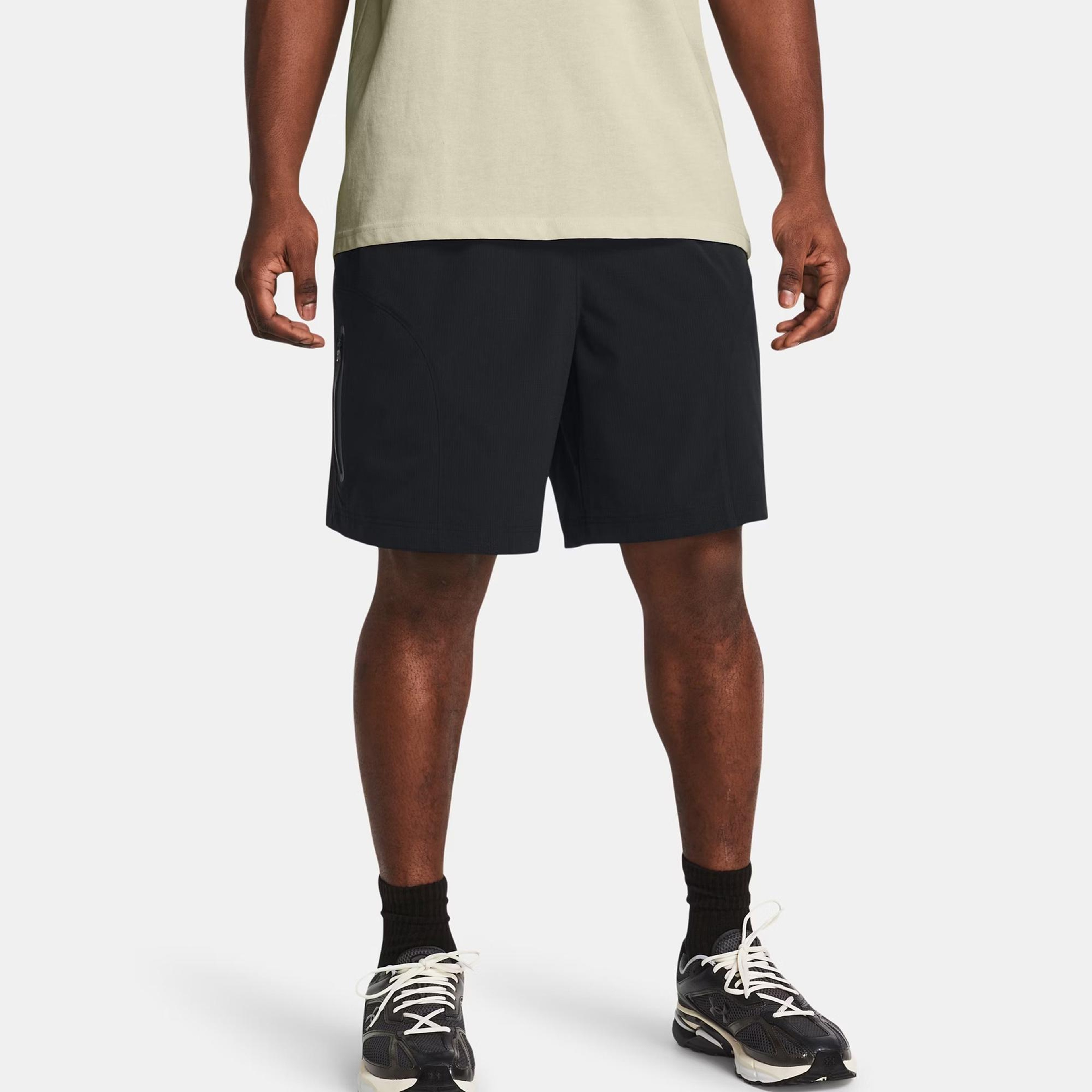 Under Armour Unstoppable Vented Erkek Siyah Şort