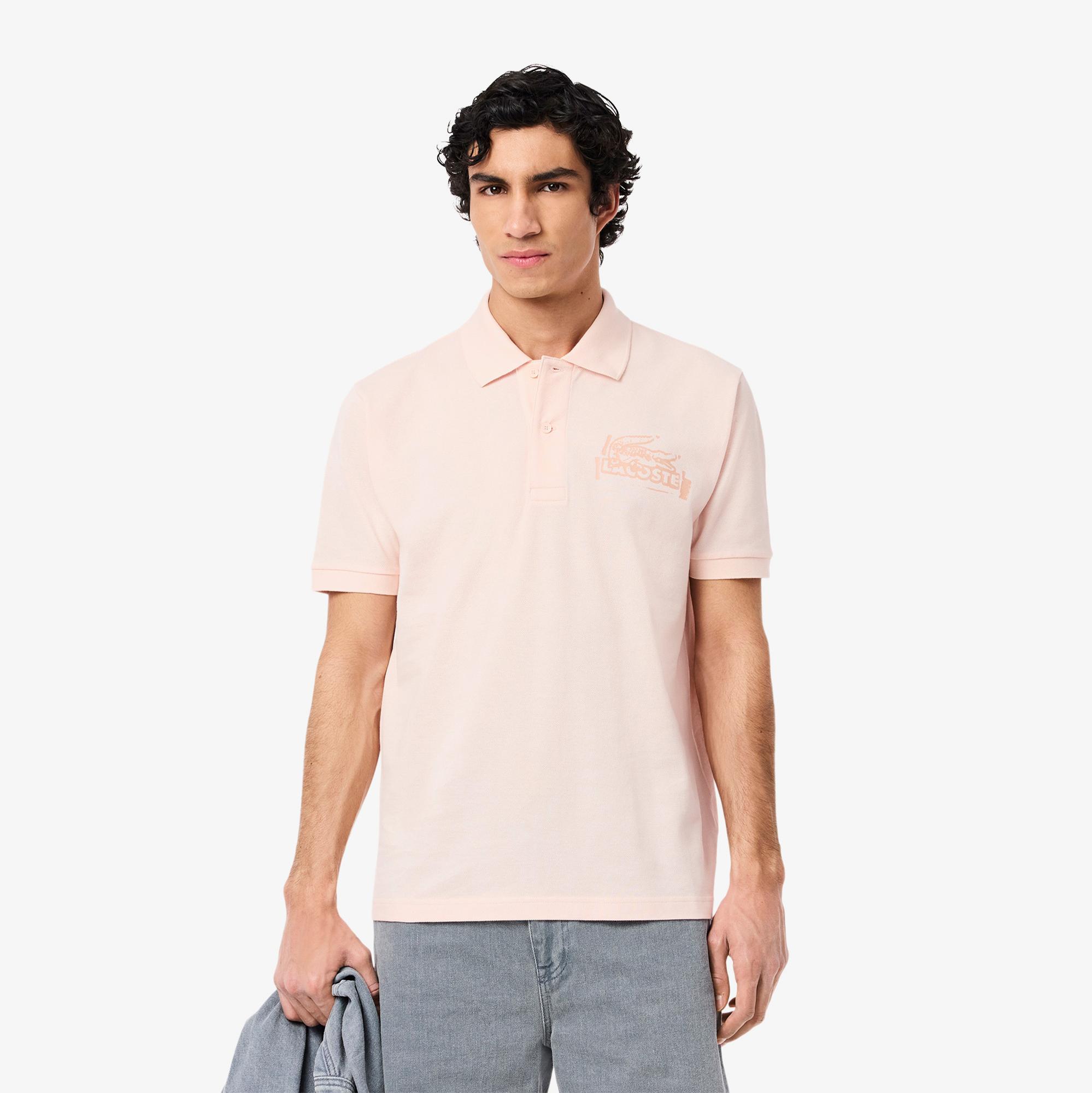 Lacoste L.12.12 Classic Fit Erkek Pembe Polo