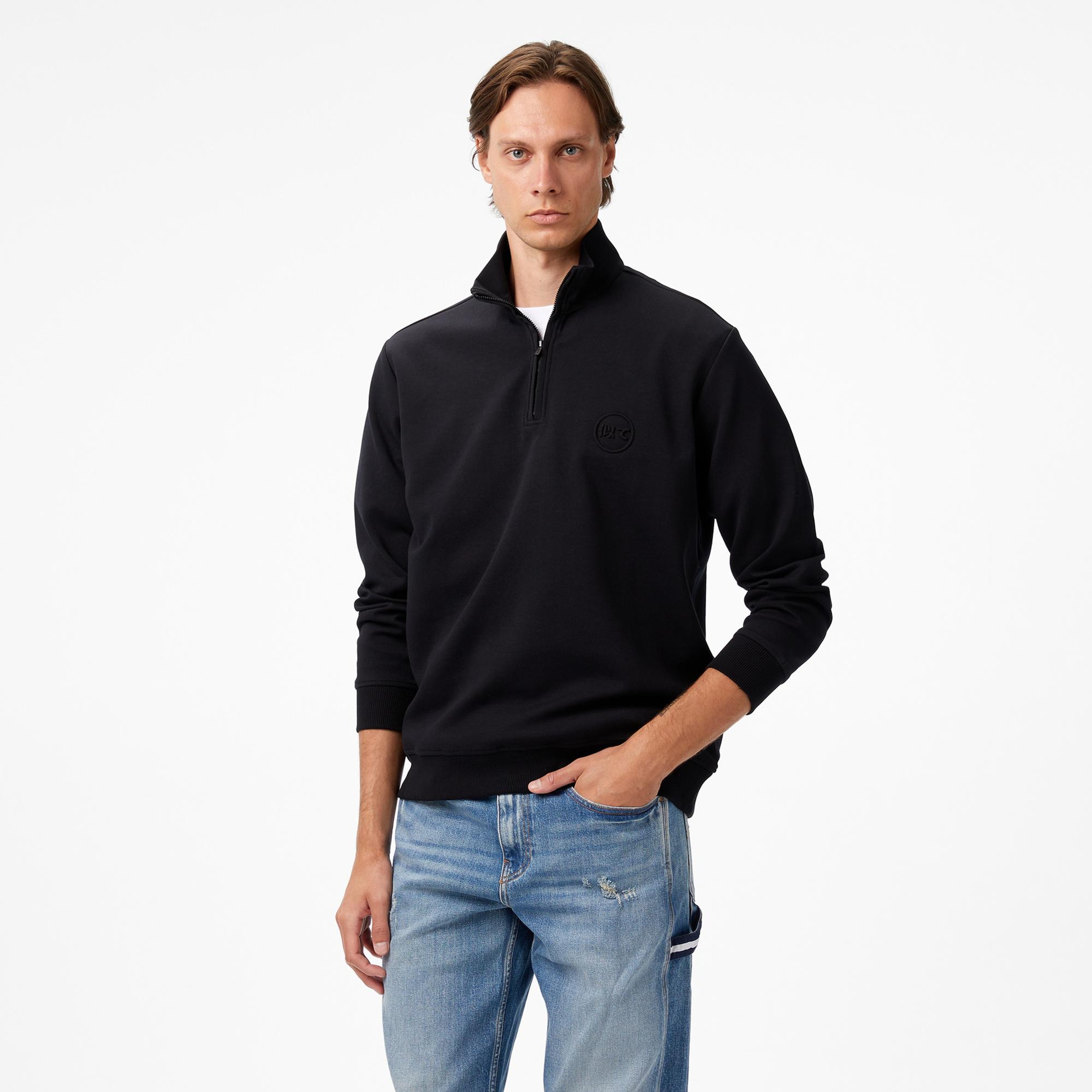 UNITED4 Classic Erkek Siyah Sweatshirt