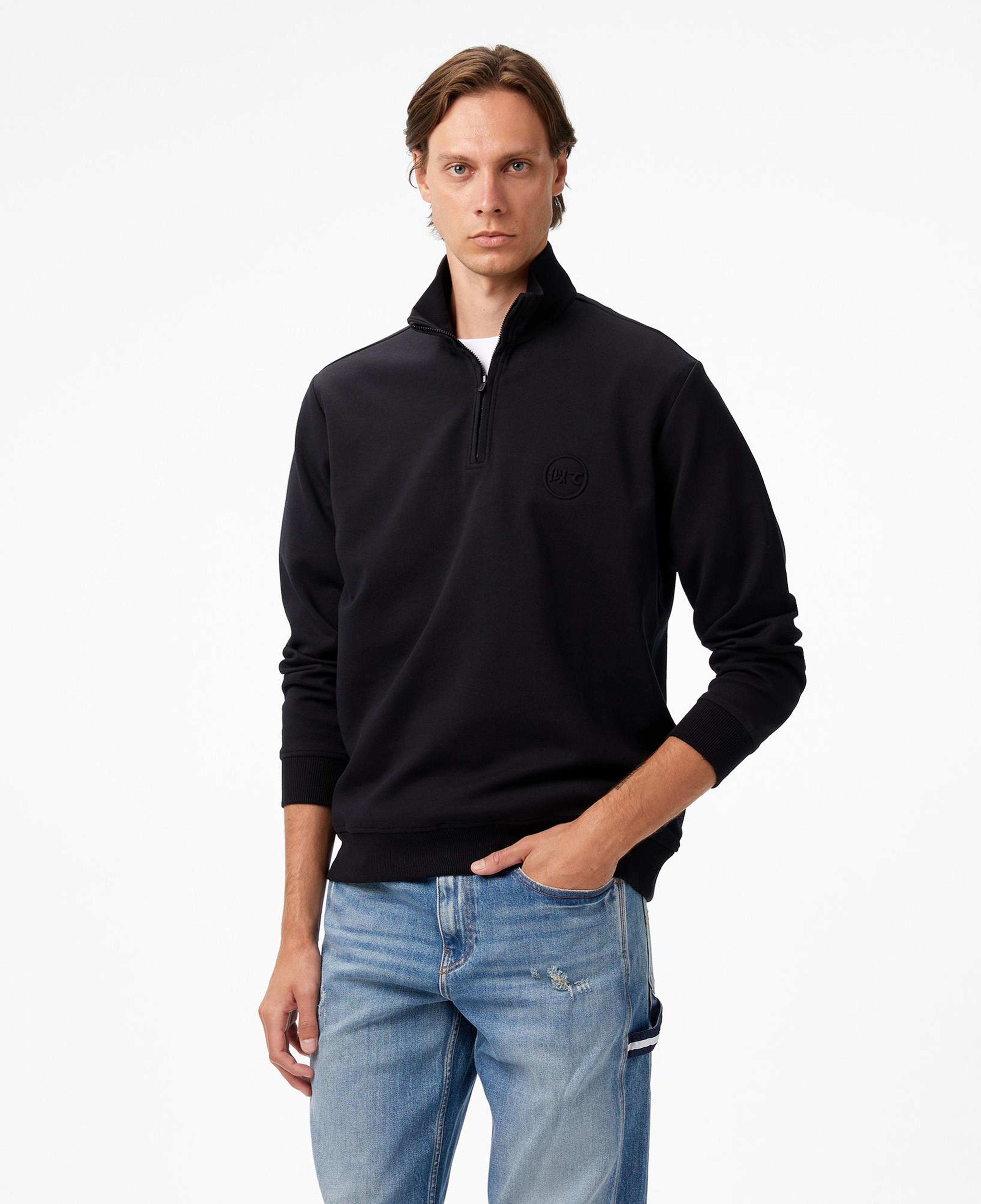 UNITED4 Classic Erkek Siyah Sweatshirt