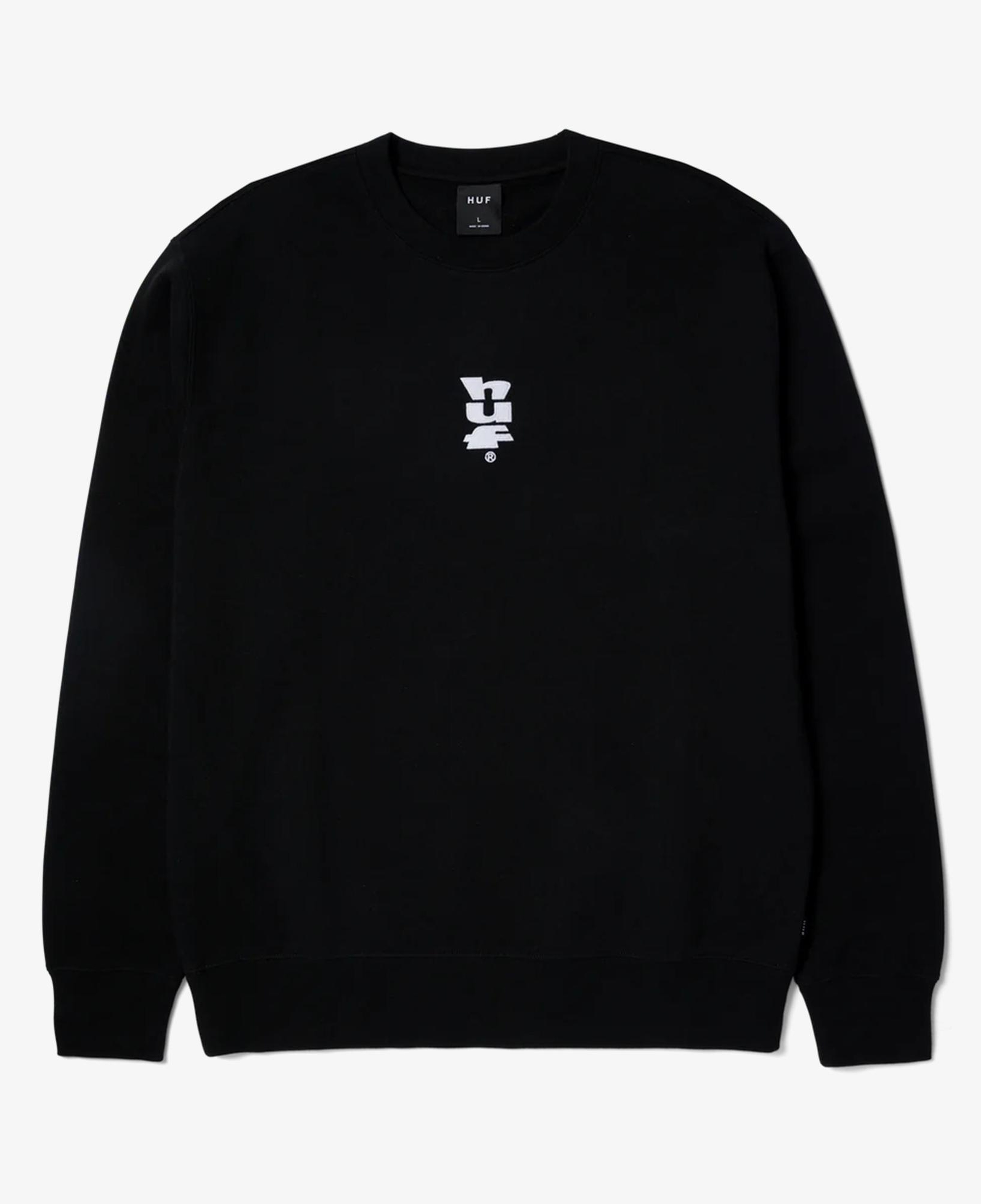 Huf Set Megablast Crewneck Erkek Siyah Sweatshirt
