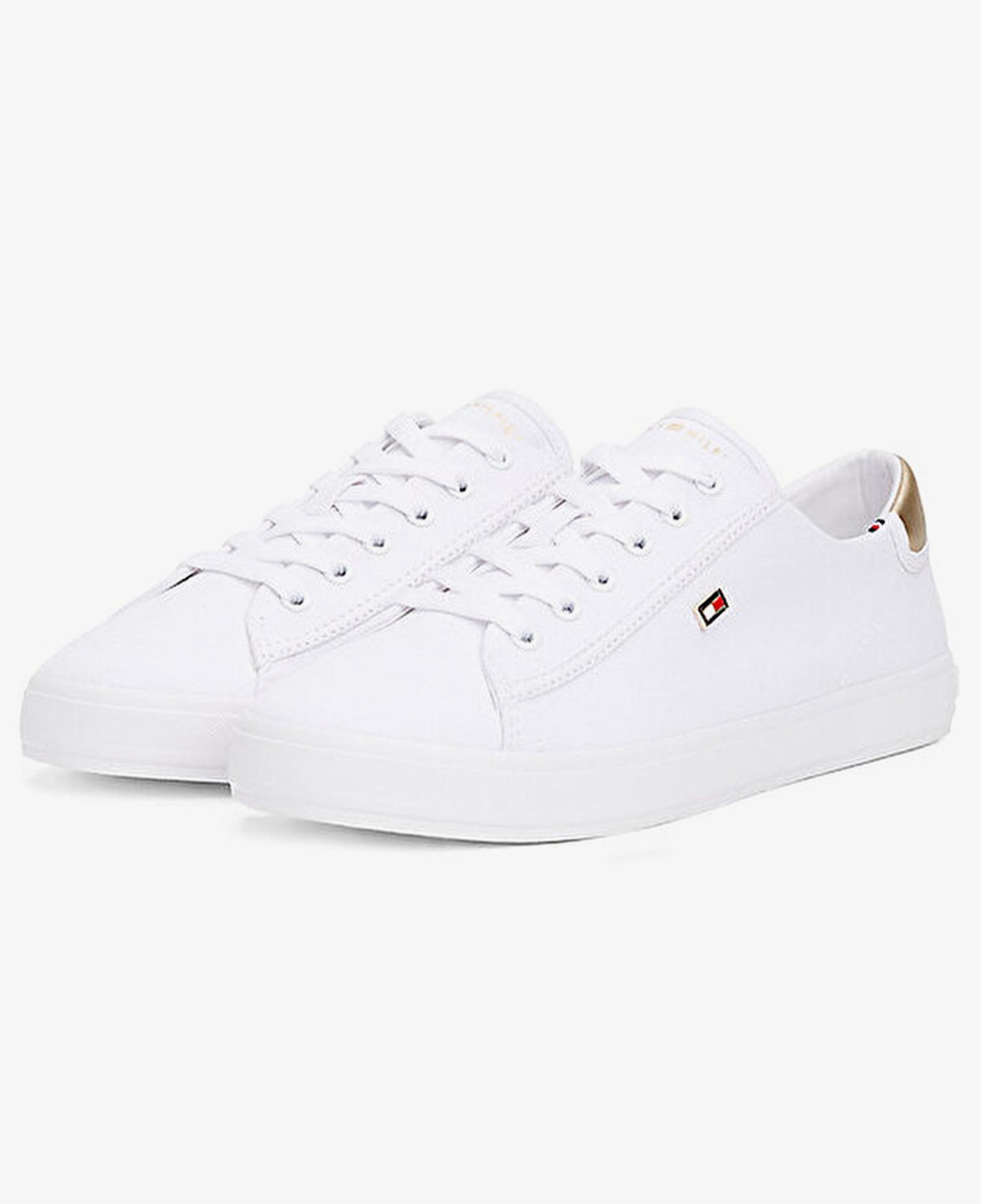 Tommy Hilfiger Vulc Lace Up Kadın Beyaz Sneaker