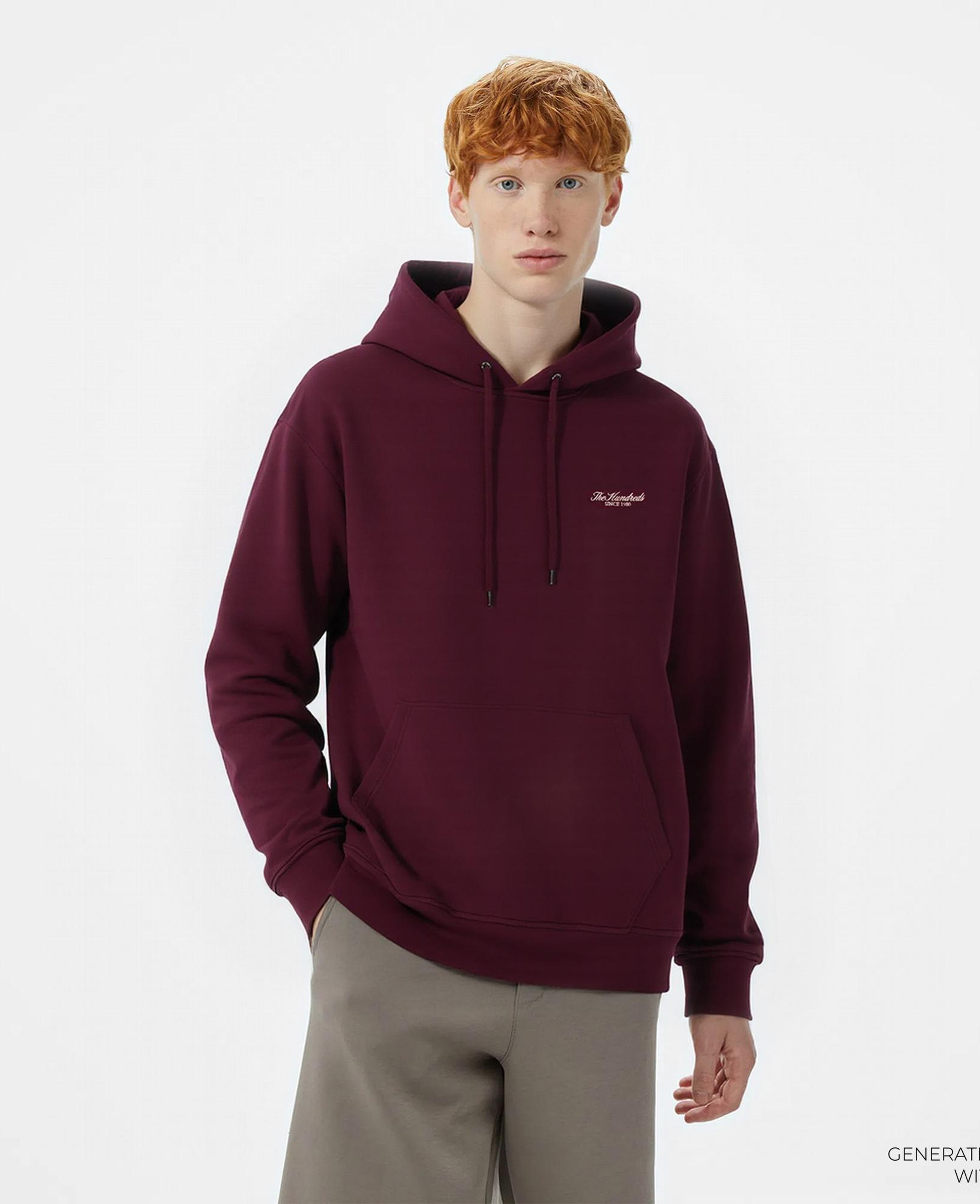The Hundreds Vibes Pullover Erkek Mor Hoodie