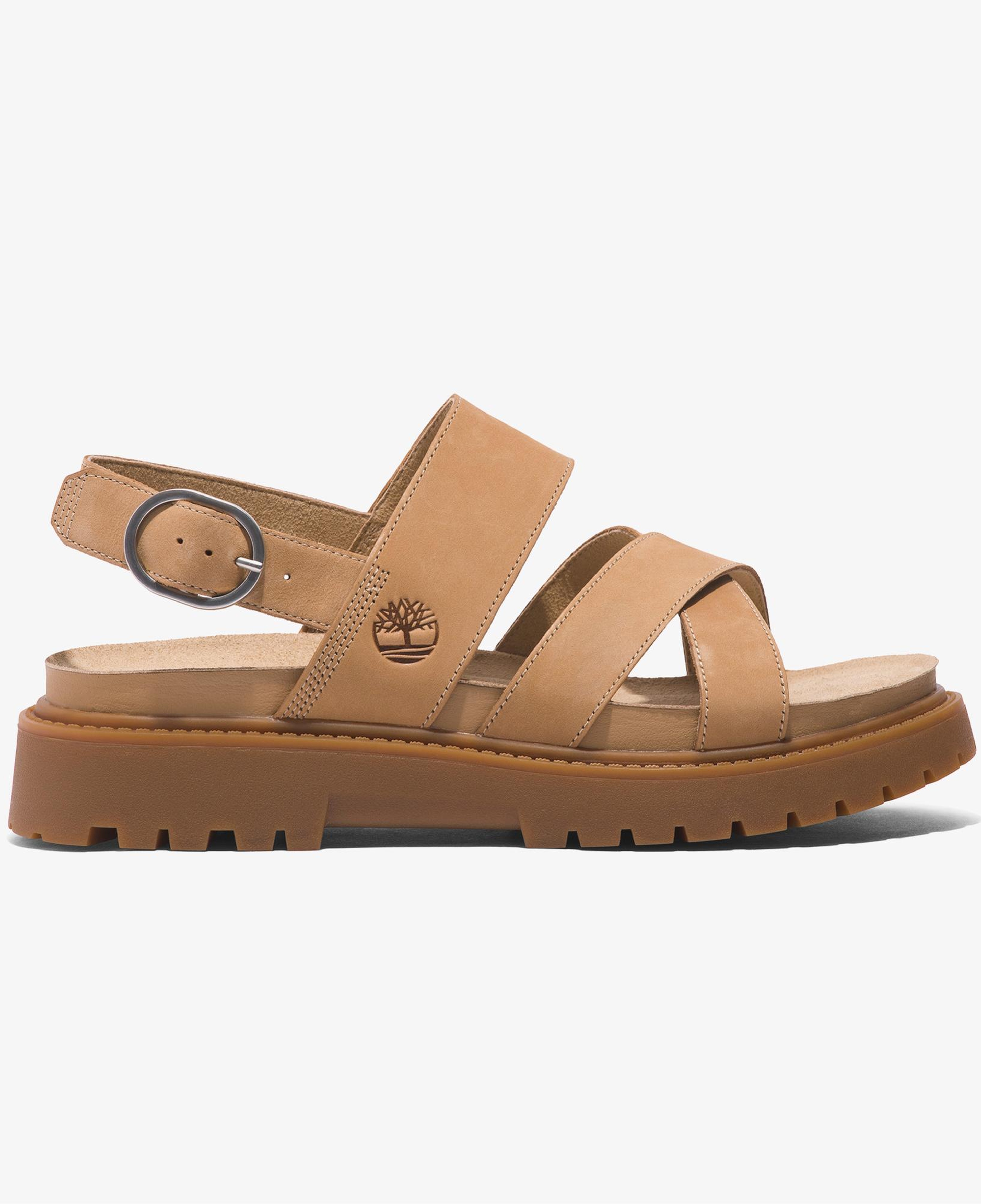 Timberland Clairemont Way Backstrap Kadın Bej Sandalet