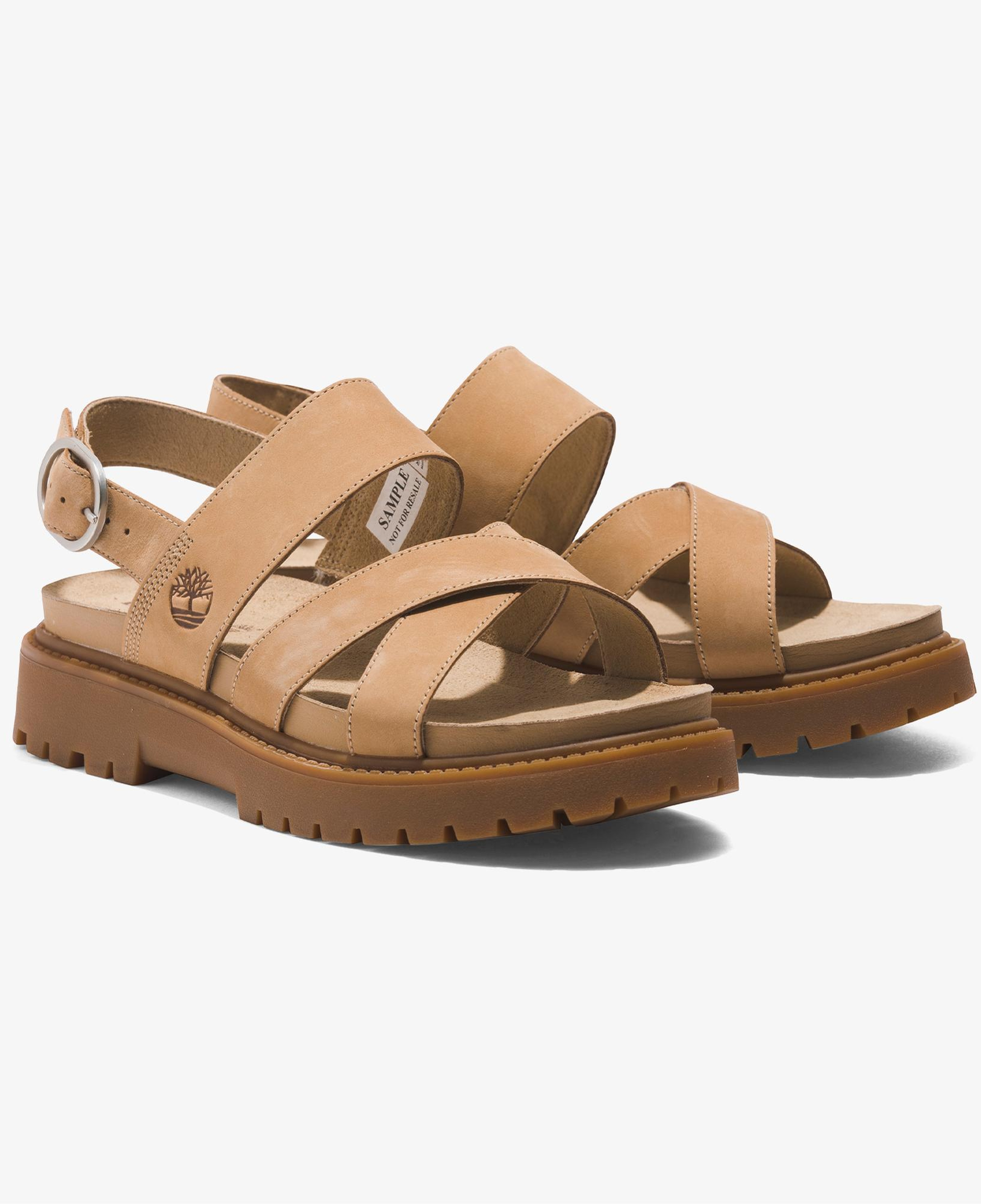 Timberland Clairemont Way Backstrap Kadın Bej Sandalet
