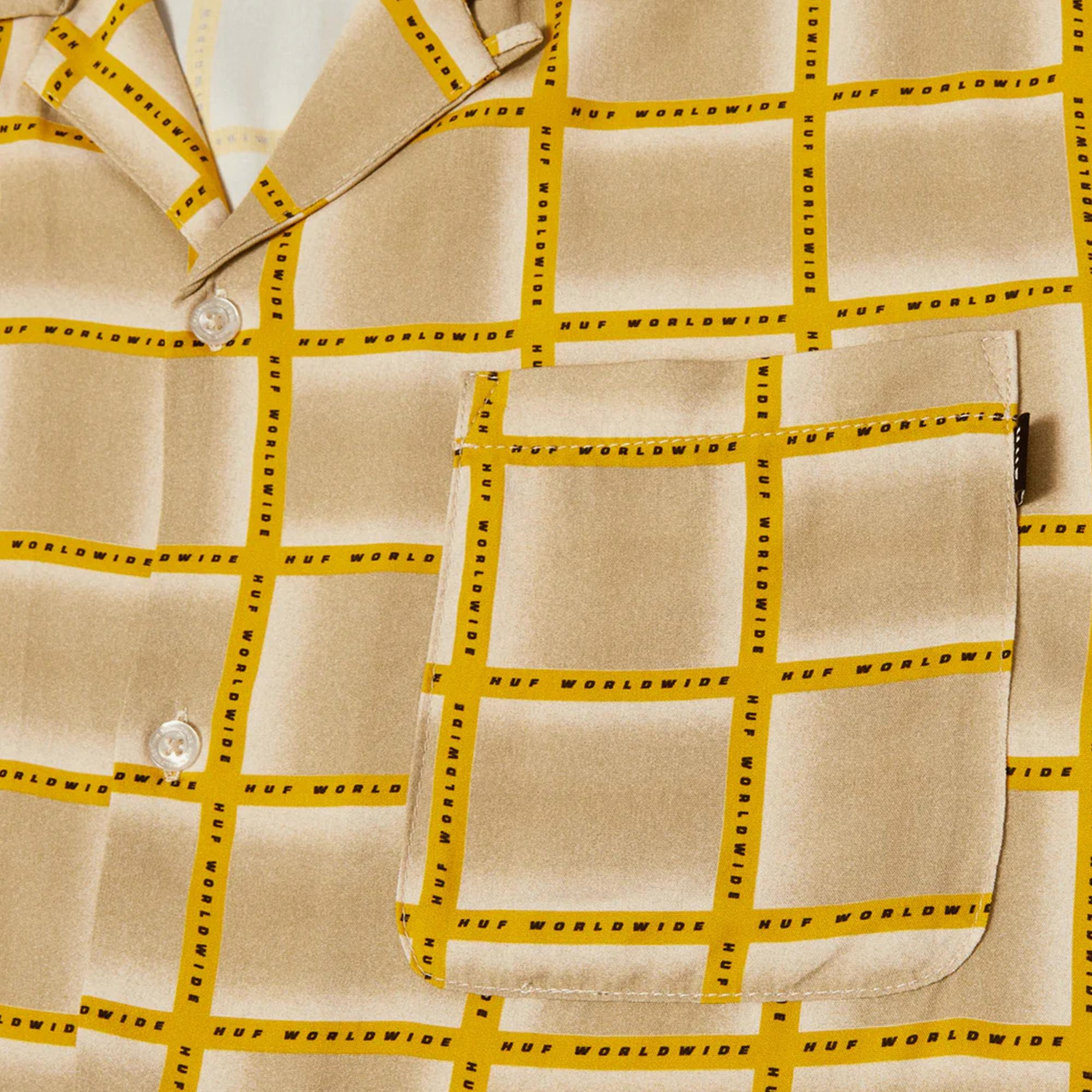 Huf Flynn Resort Erkek Sarı Gömlek