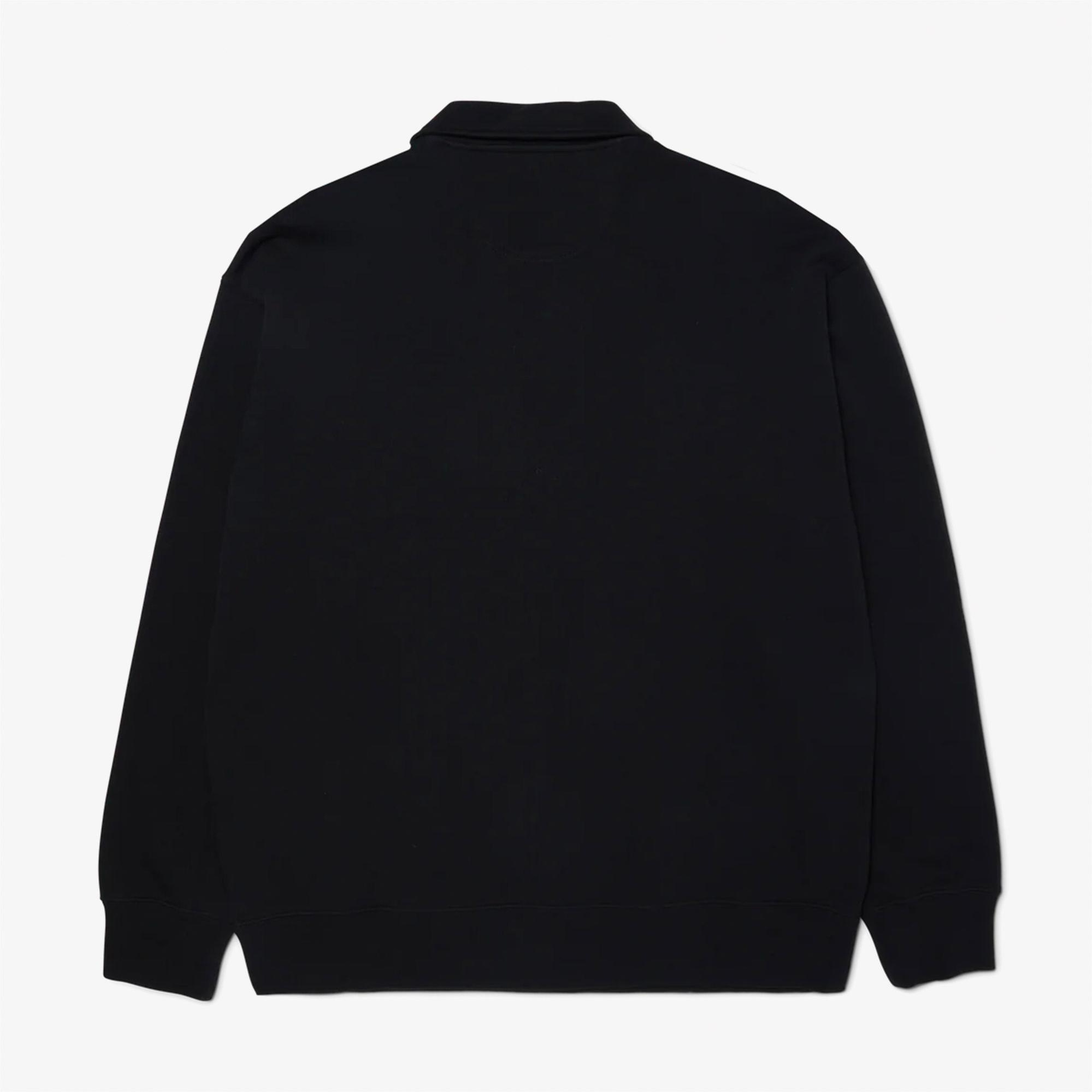 Huf Big Block 1/4 French Terry Zip Erkek Siyah Ceket