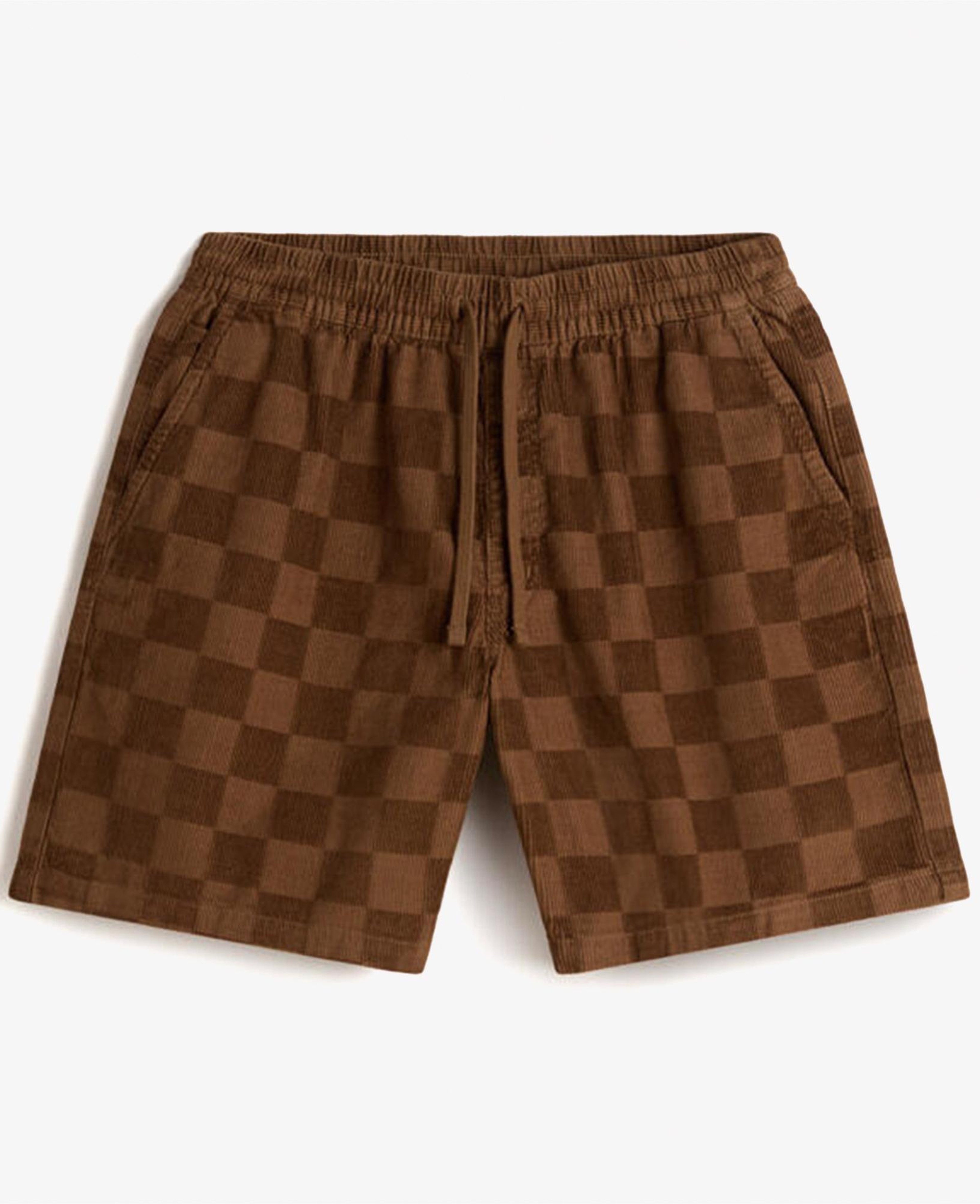 Vans Range Checkbrd Cord Loose Erkek Pembe Şort