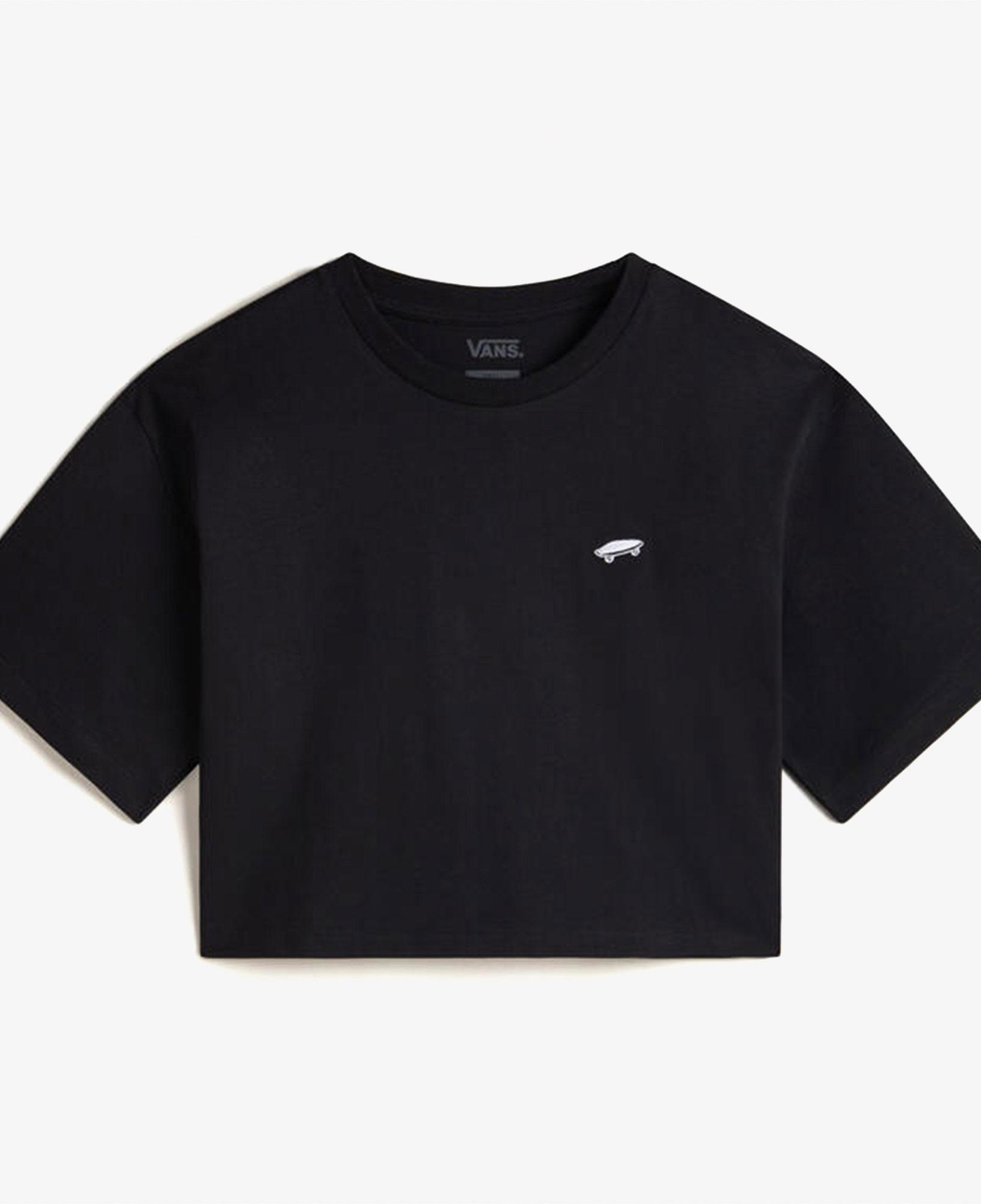 Vans W Salton Relax Crop Ss Kadın Siyah T-Shirt