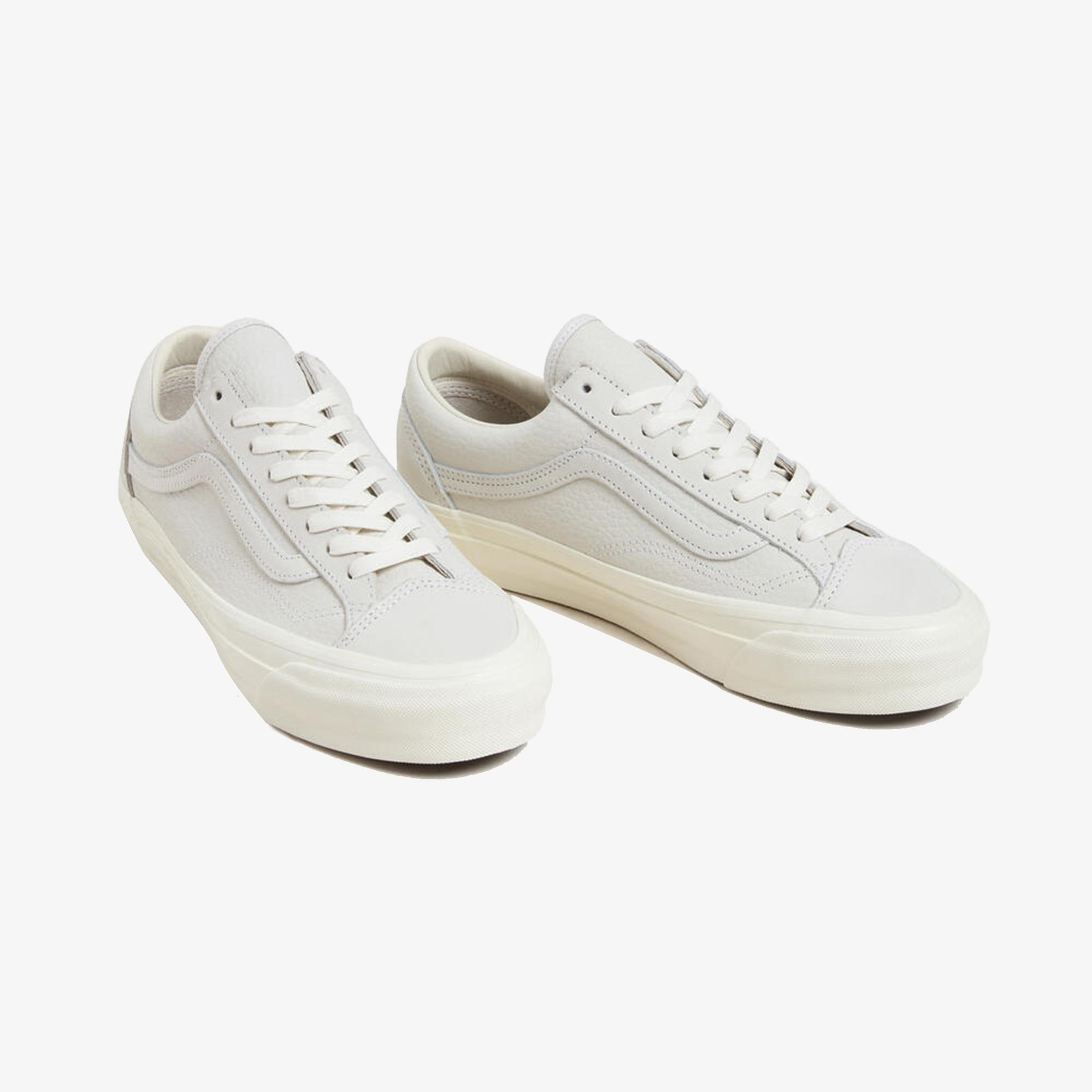 Vans Premium Old Skool 36LX Deri Kadın Beyaz Sneaker
