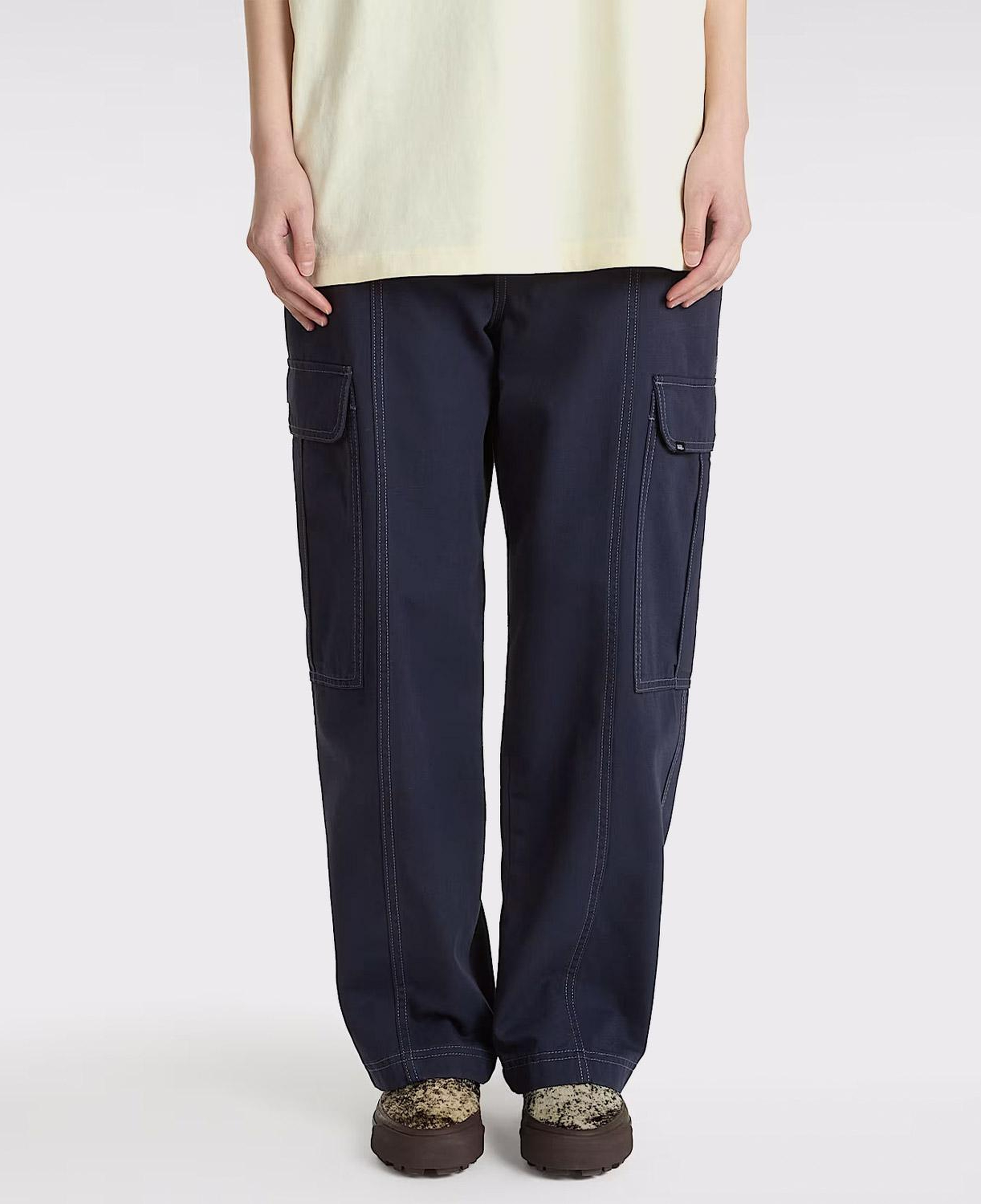 Vans 6Oz Canvas Sidewalk Kadın Lacivert Pantolon