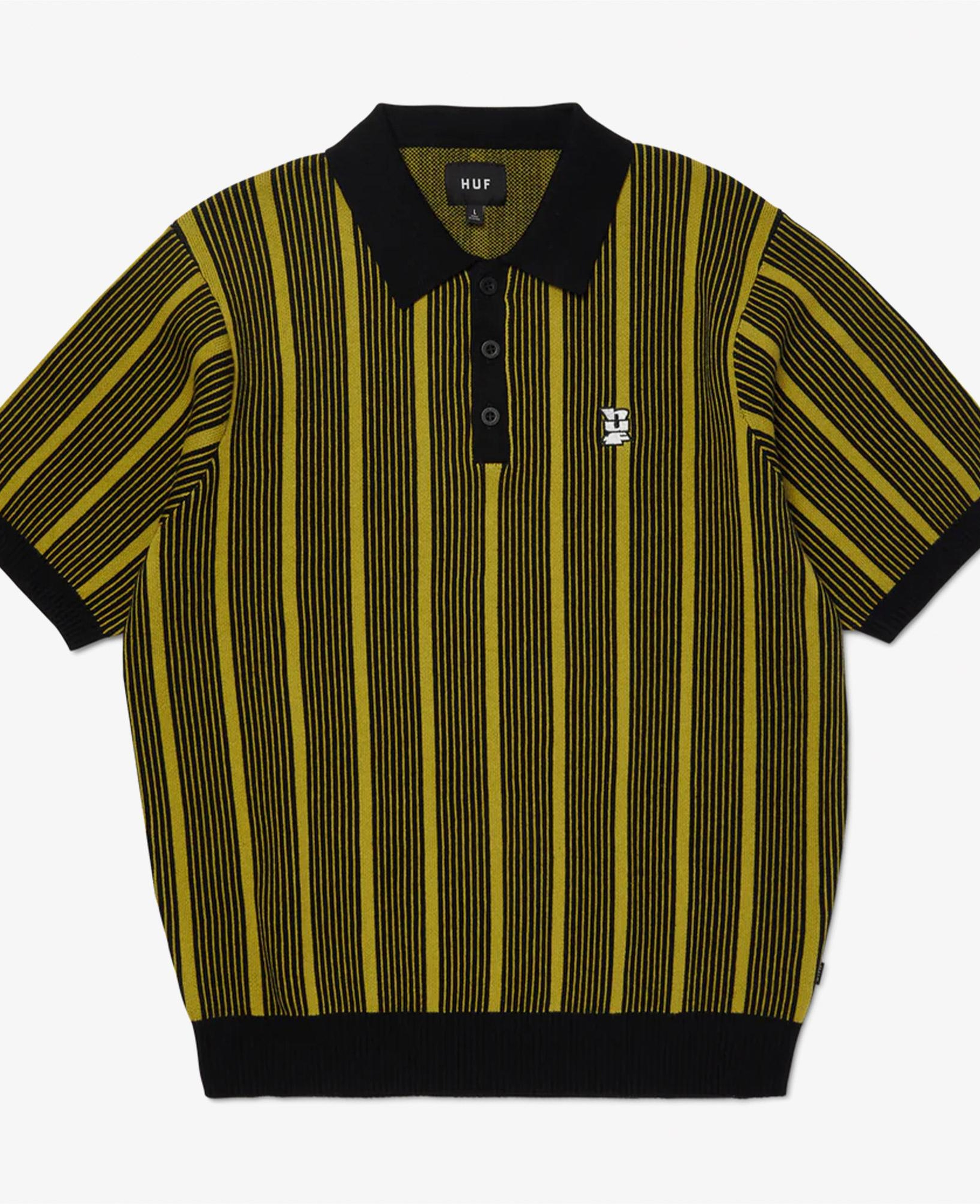 Huf Trace Stripe Erkek Yeşil Gömlek