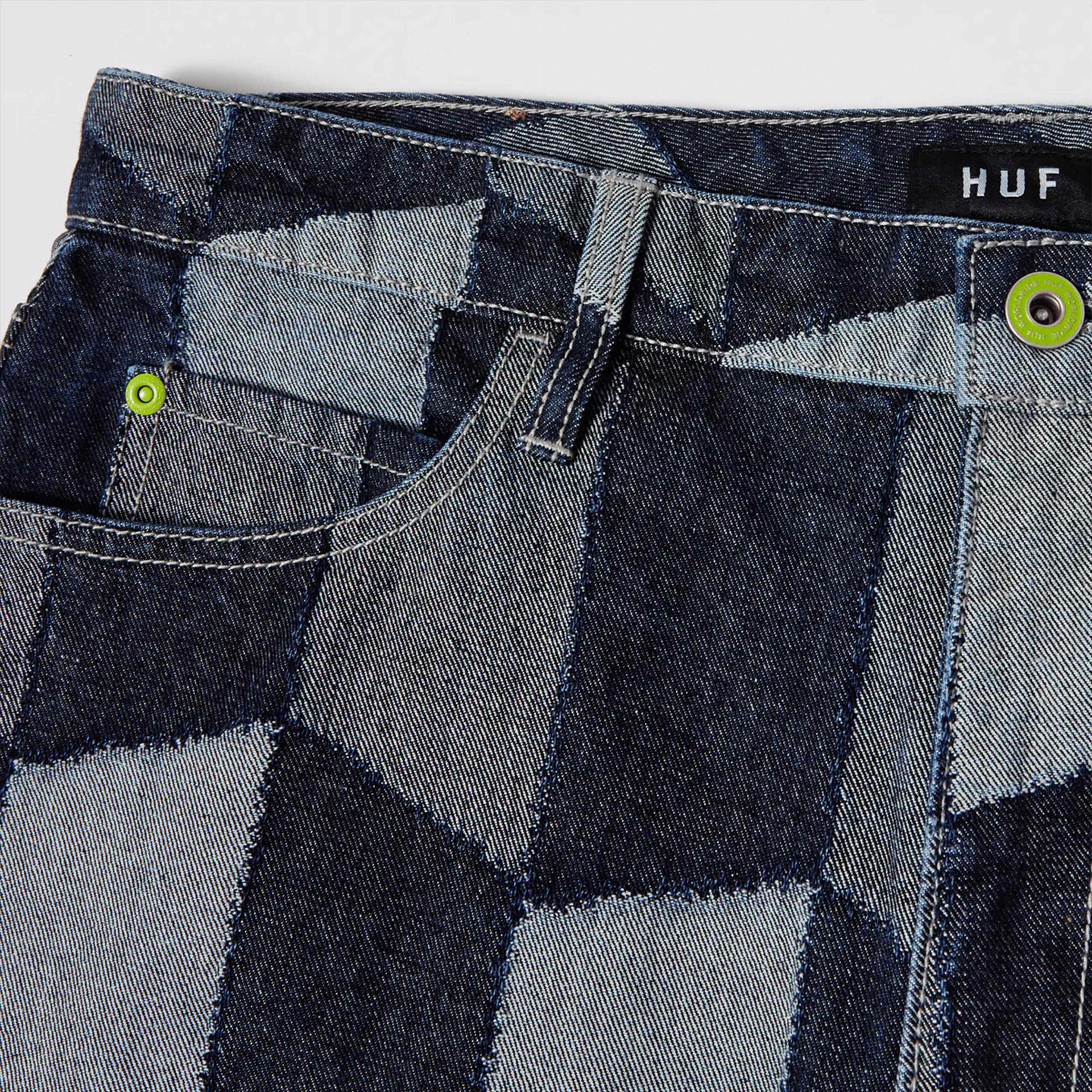Huf Patchwork Denim Erkek Lacivert Pantolon