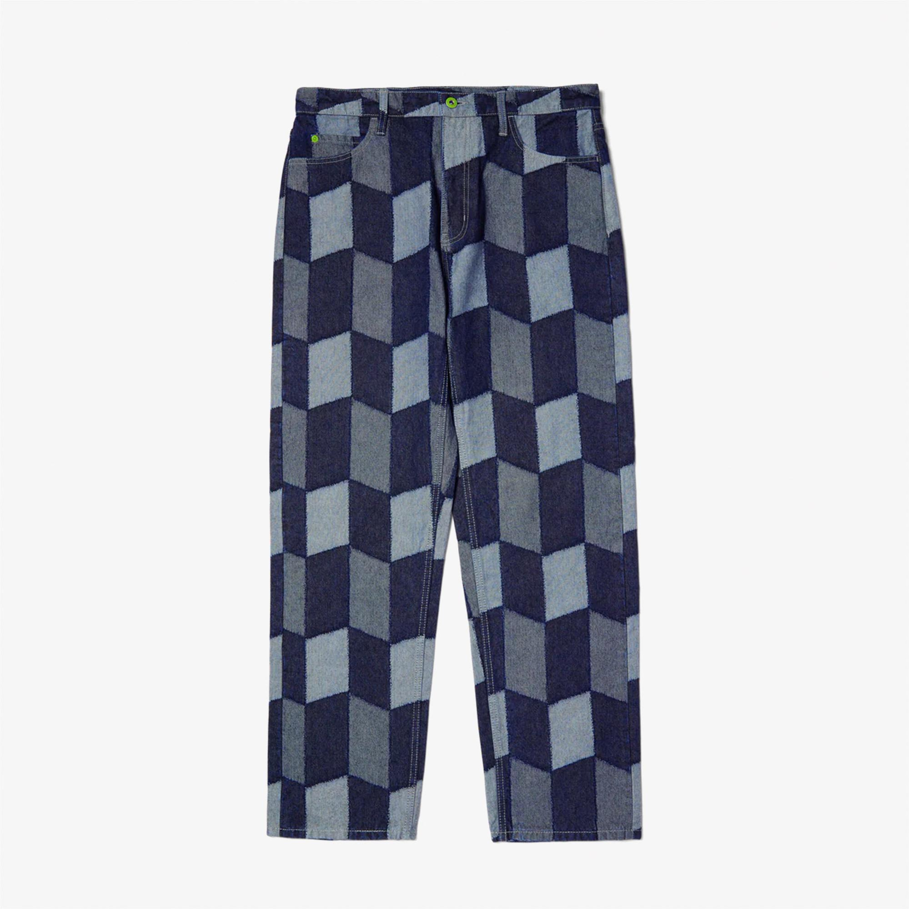 Huf Patchwork Denim Erkek Lacivert Pantolon