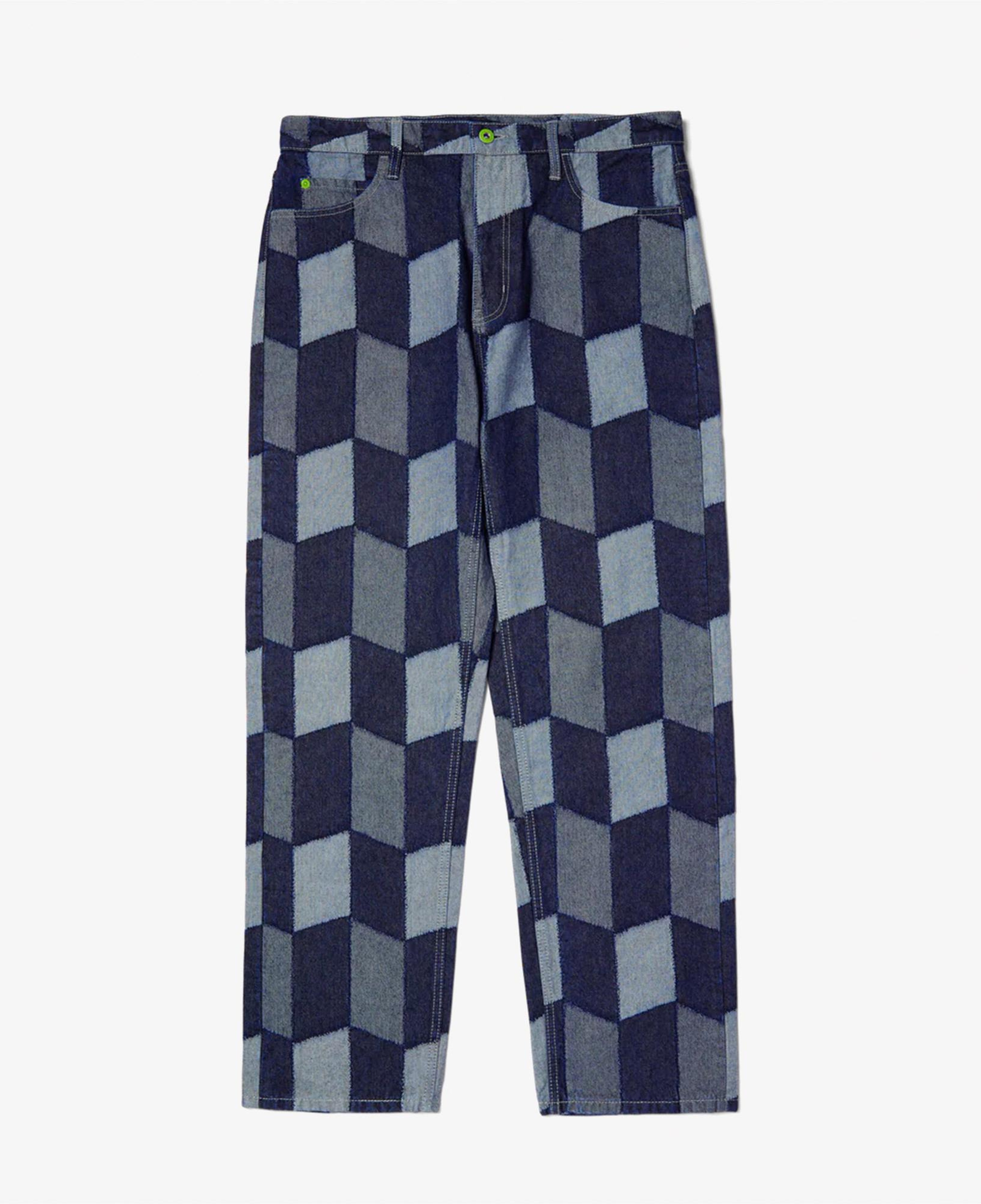 Huf Patchwork Denim Erkek Lacivert Pantolon