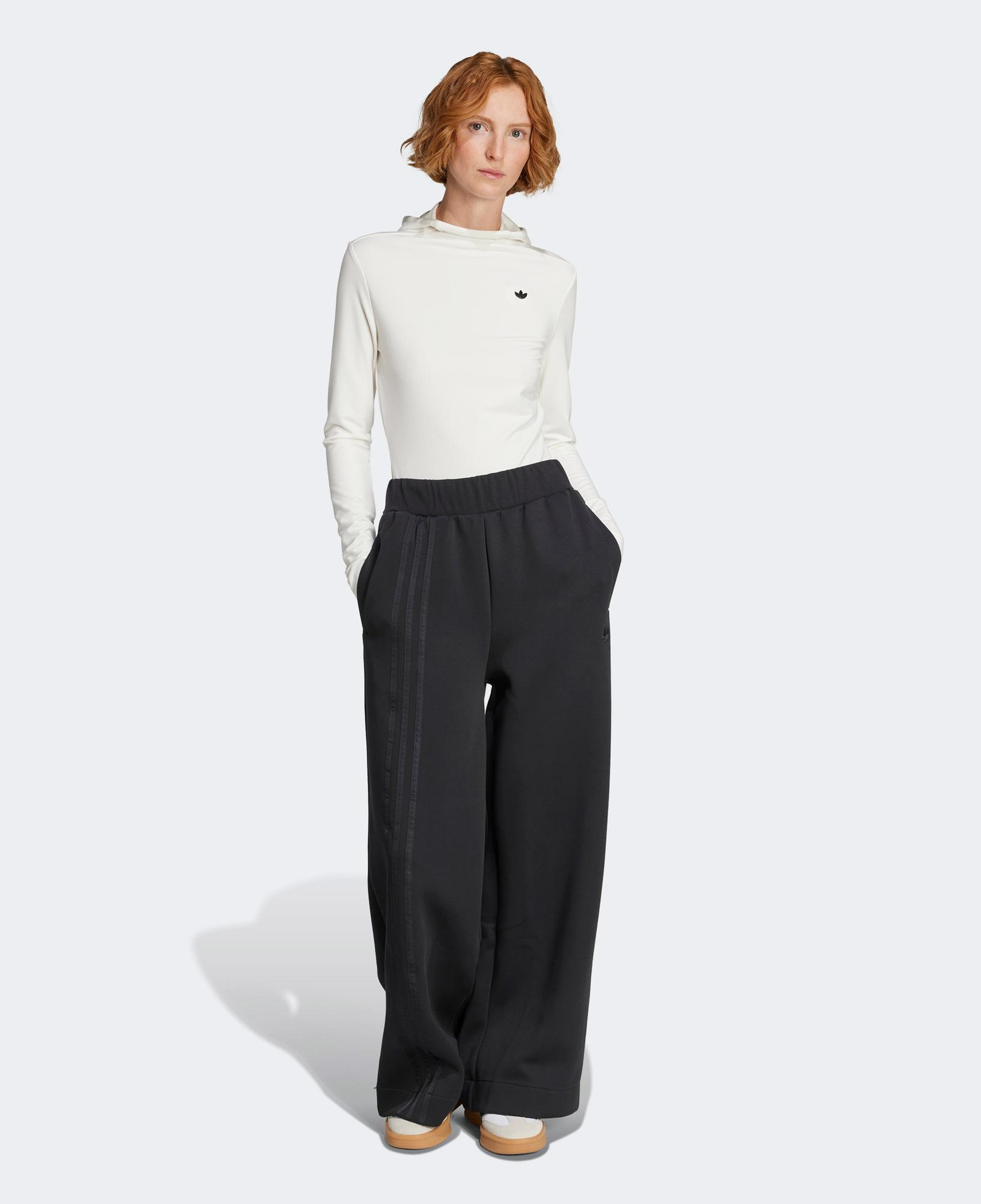 adidas P Essential Hooded Ls Kadın Beyaz Sweatshirt