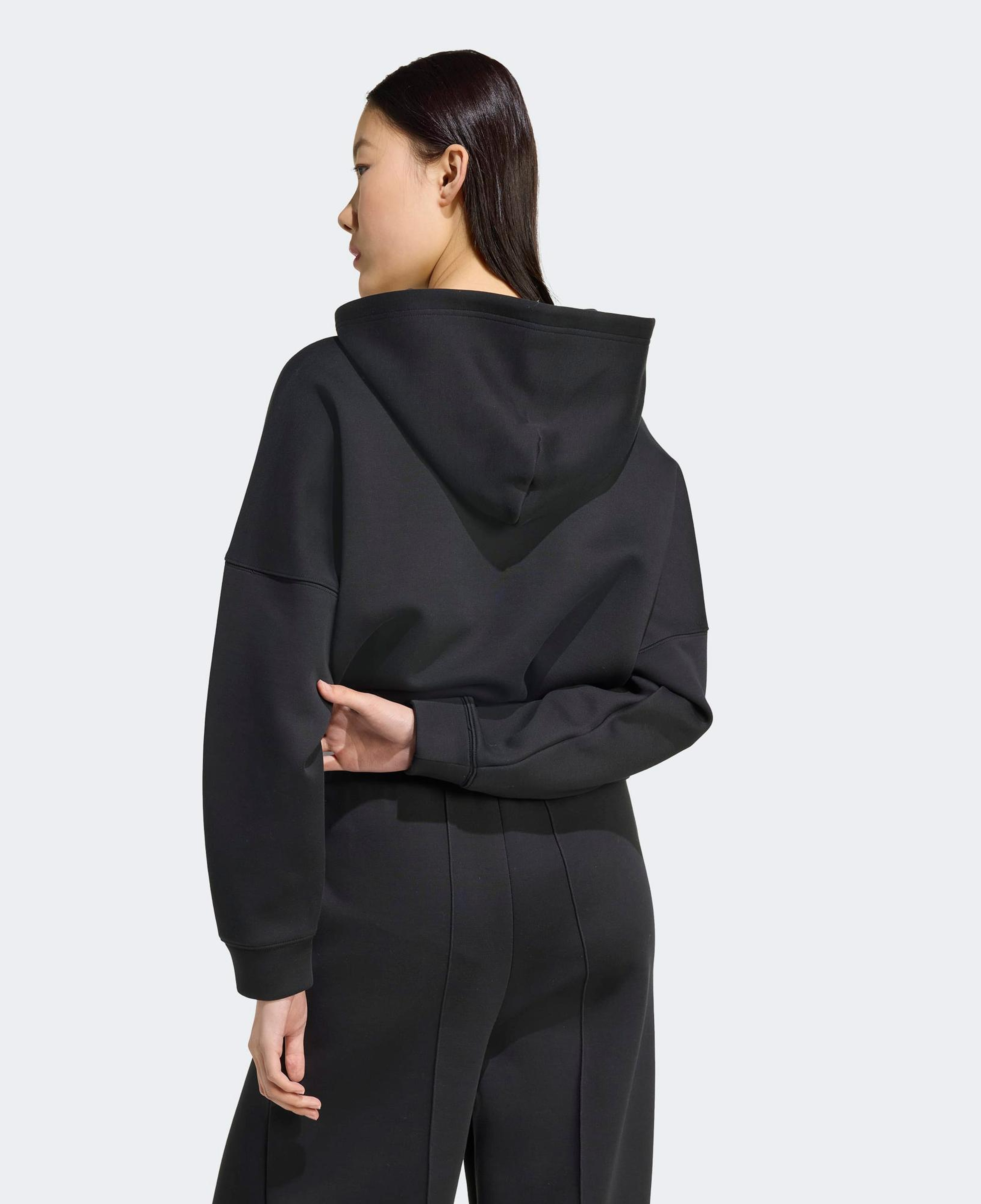 adidas 3 Stripes Hoody Kadın Siyah Sweatshirt