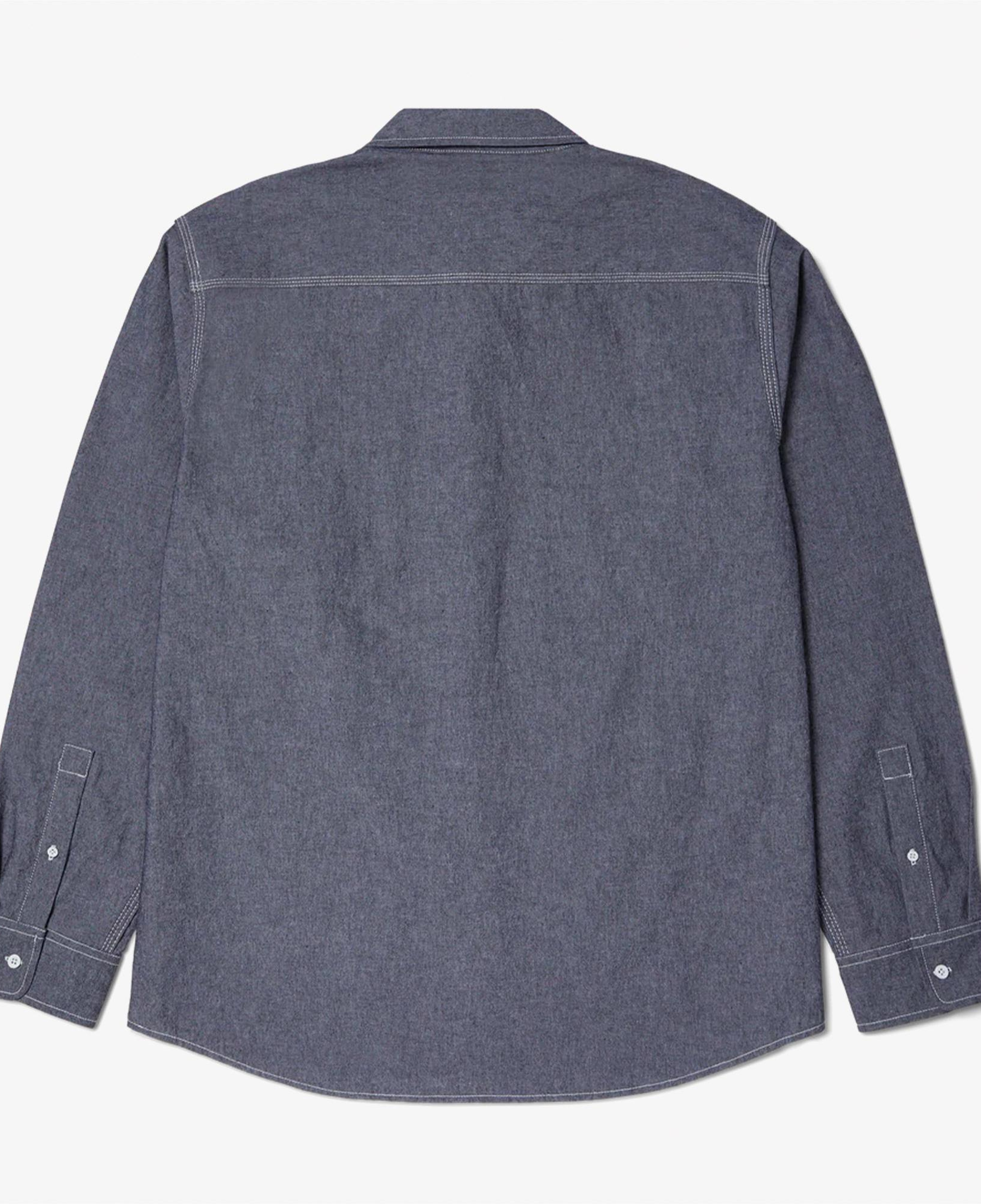 Huf Total Eclipse Chambray Erkek Gri Gömlek