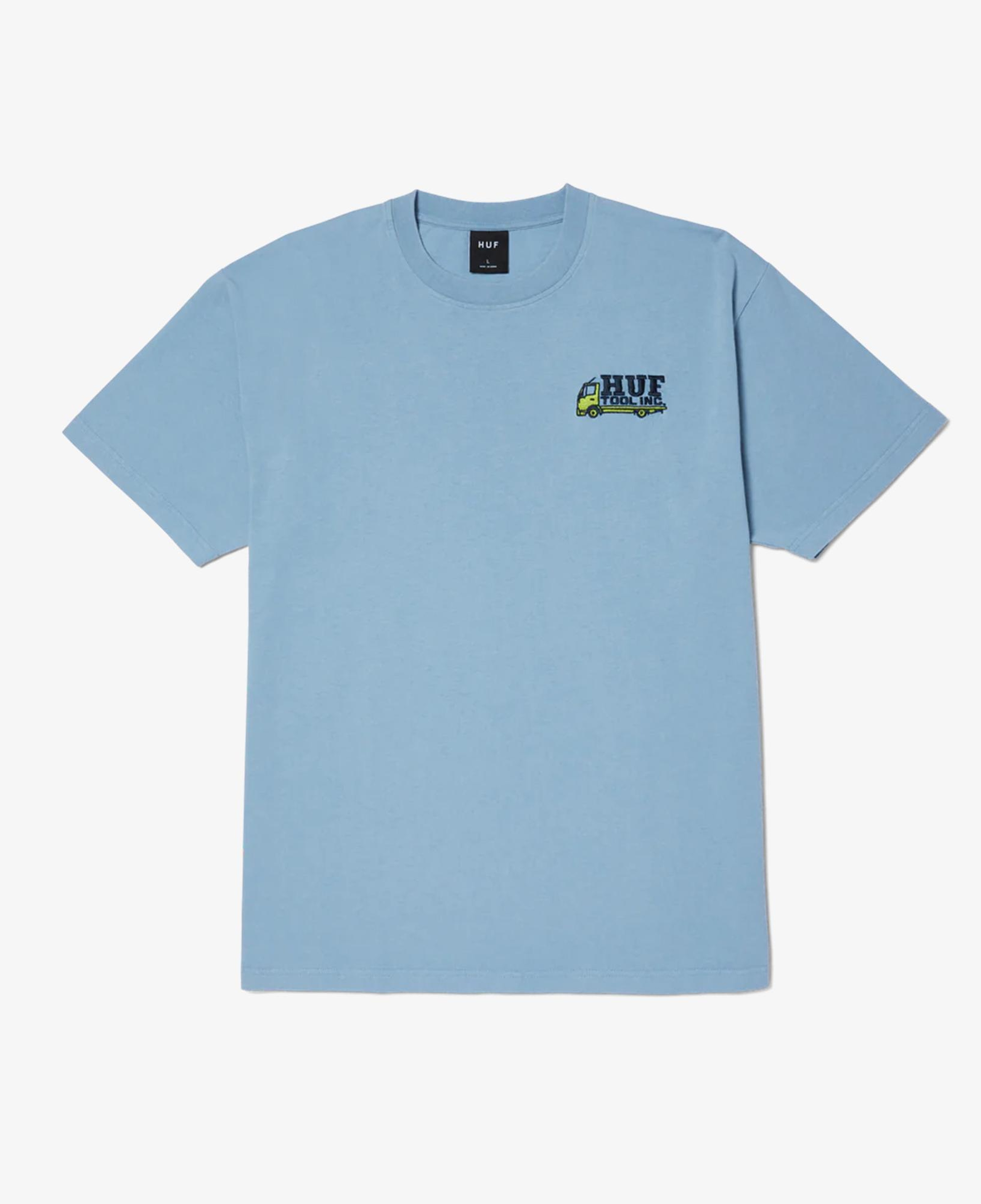 Huf Tool Inc Washed Erkek Mavi T-Shirt