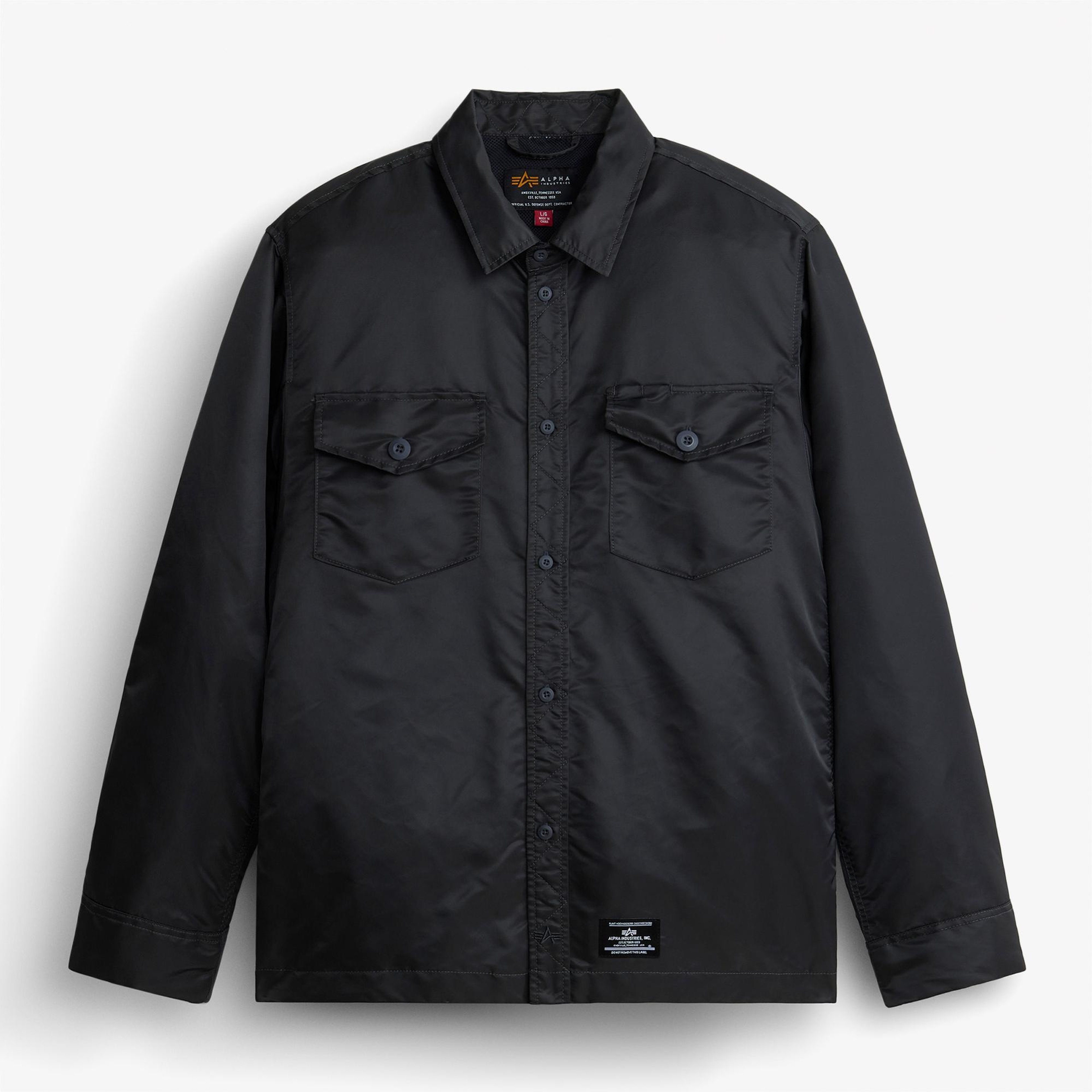 Alpha Industries Ls Flight Erkek Siyah Ceket