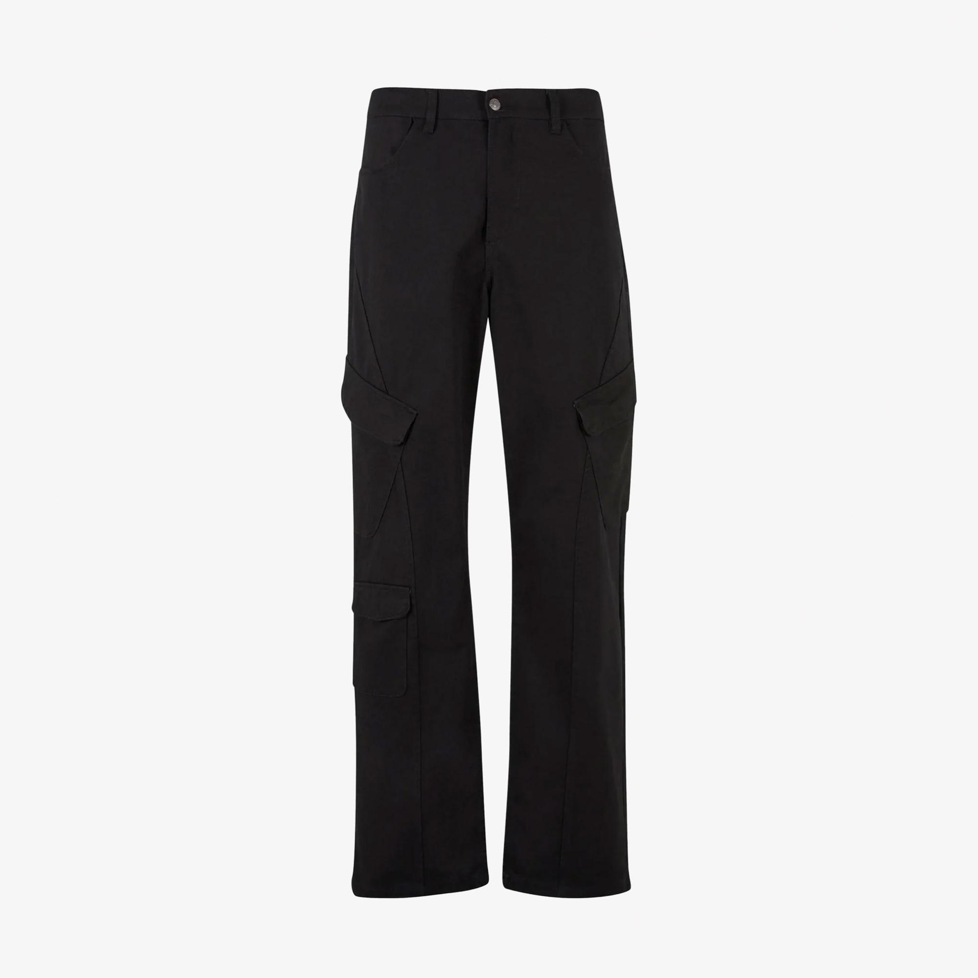 Karl Kani Og Slanted Pocket Cargo Erkek Siyah Pantolon