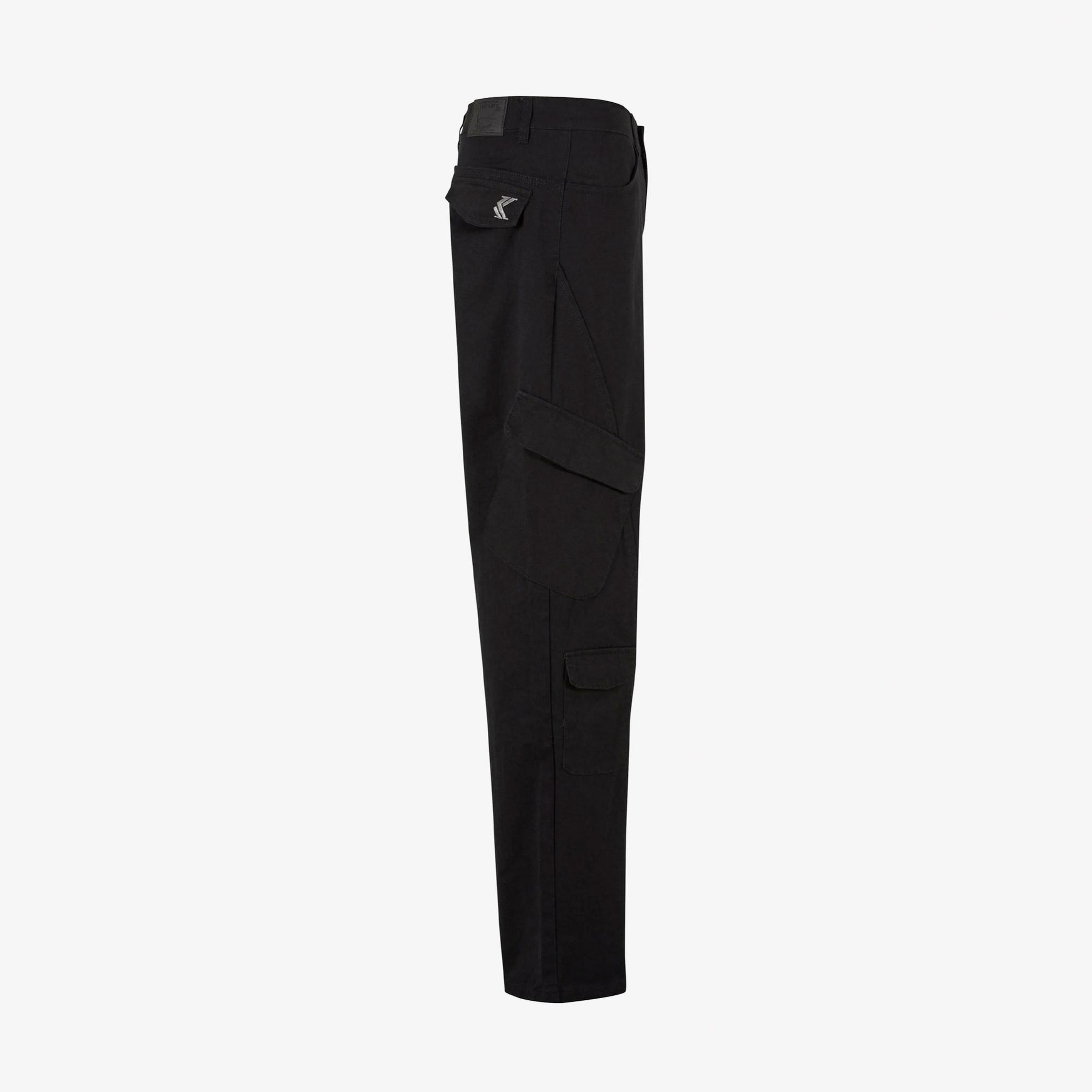 Karl Kani Og Slanted Pocket Cargo Erkek Siyah Pantolon