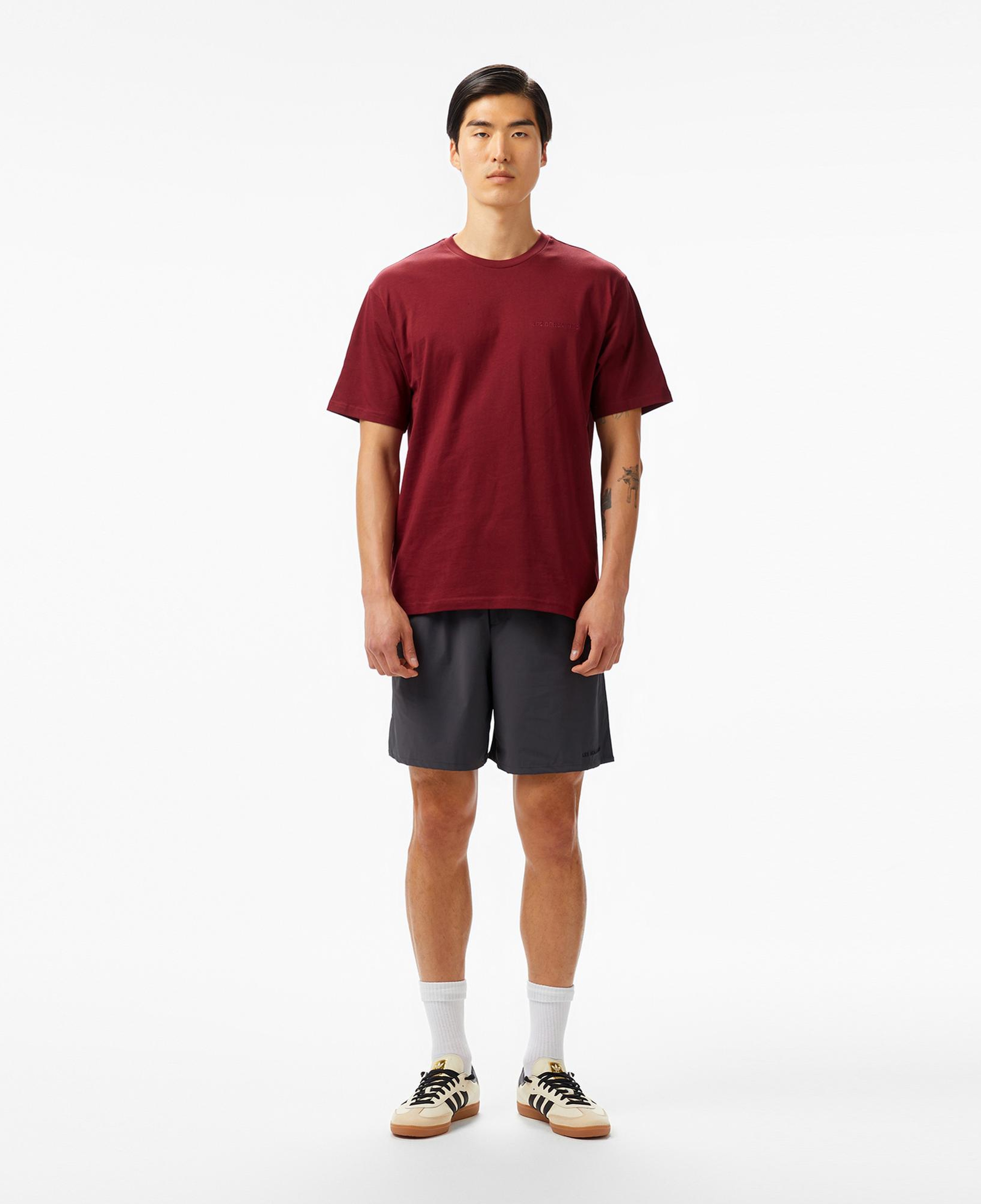 Les Benjamins Erkek Bordo T-Shirt