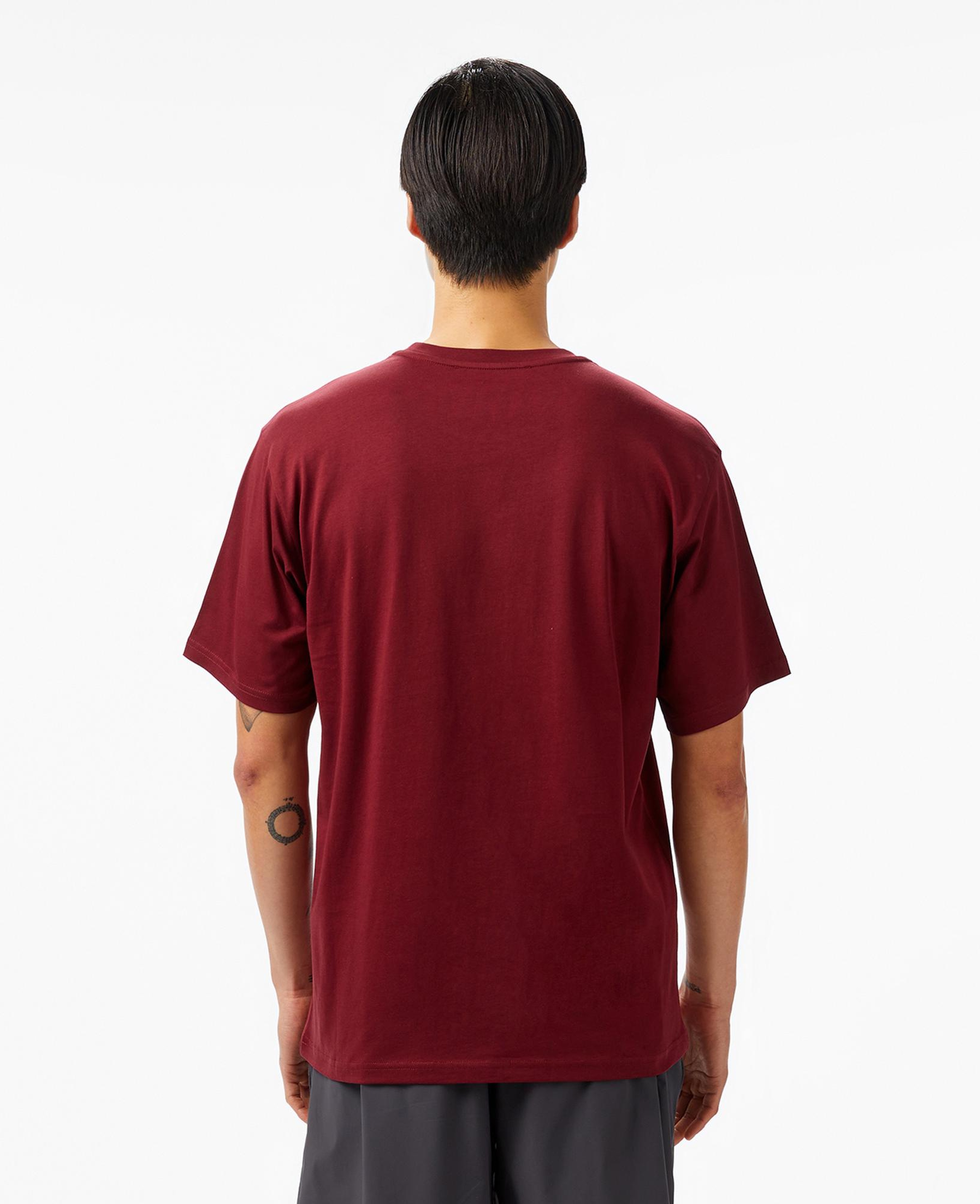 Les Benjamins Erkek Bordo T-Shirt