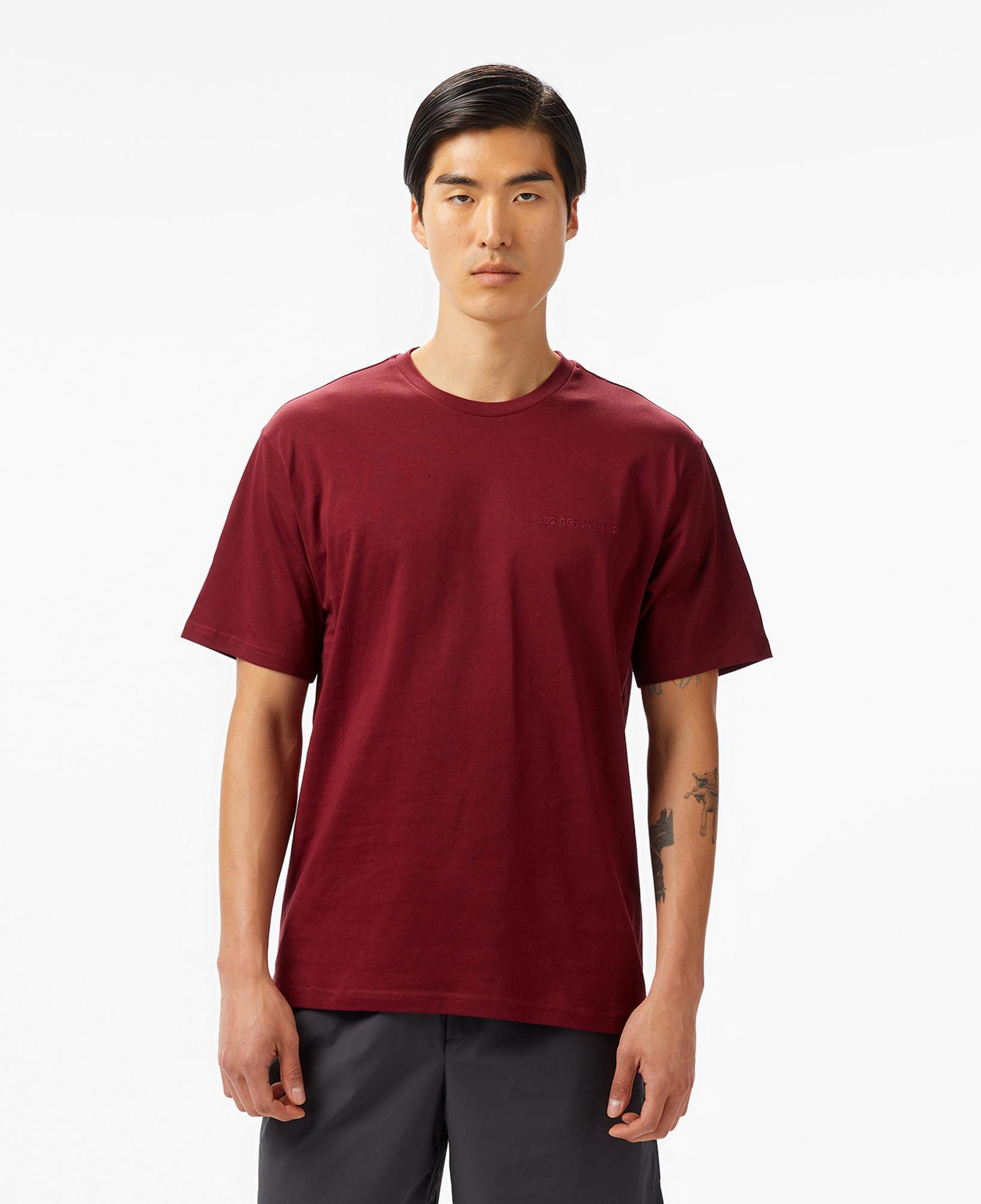 Les Benjamins Erkek Bordo T-Shirt