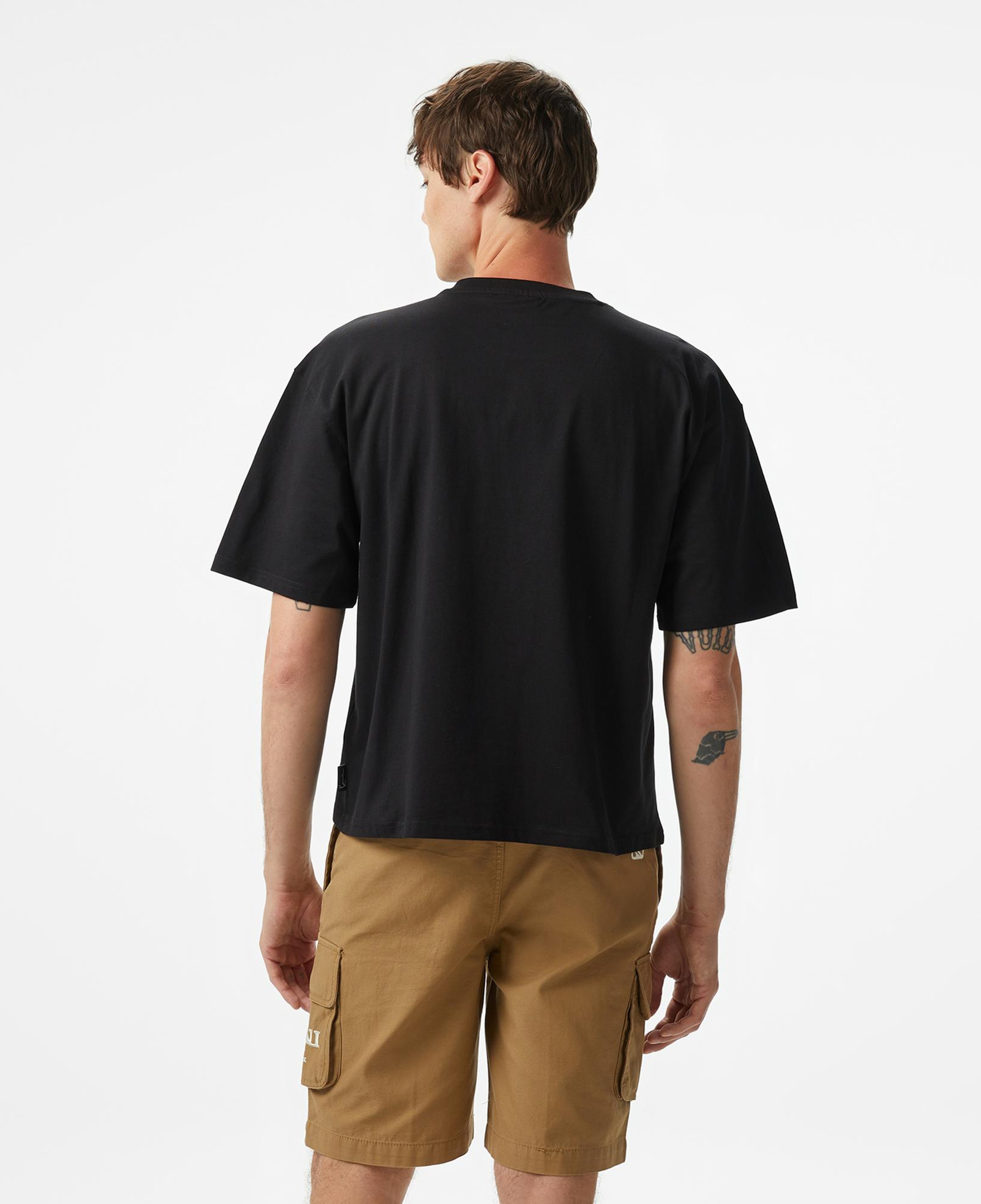 Karl Kani Woven Signature Chrome Logo Erkek Siyah T-Shirt