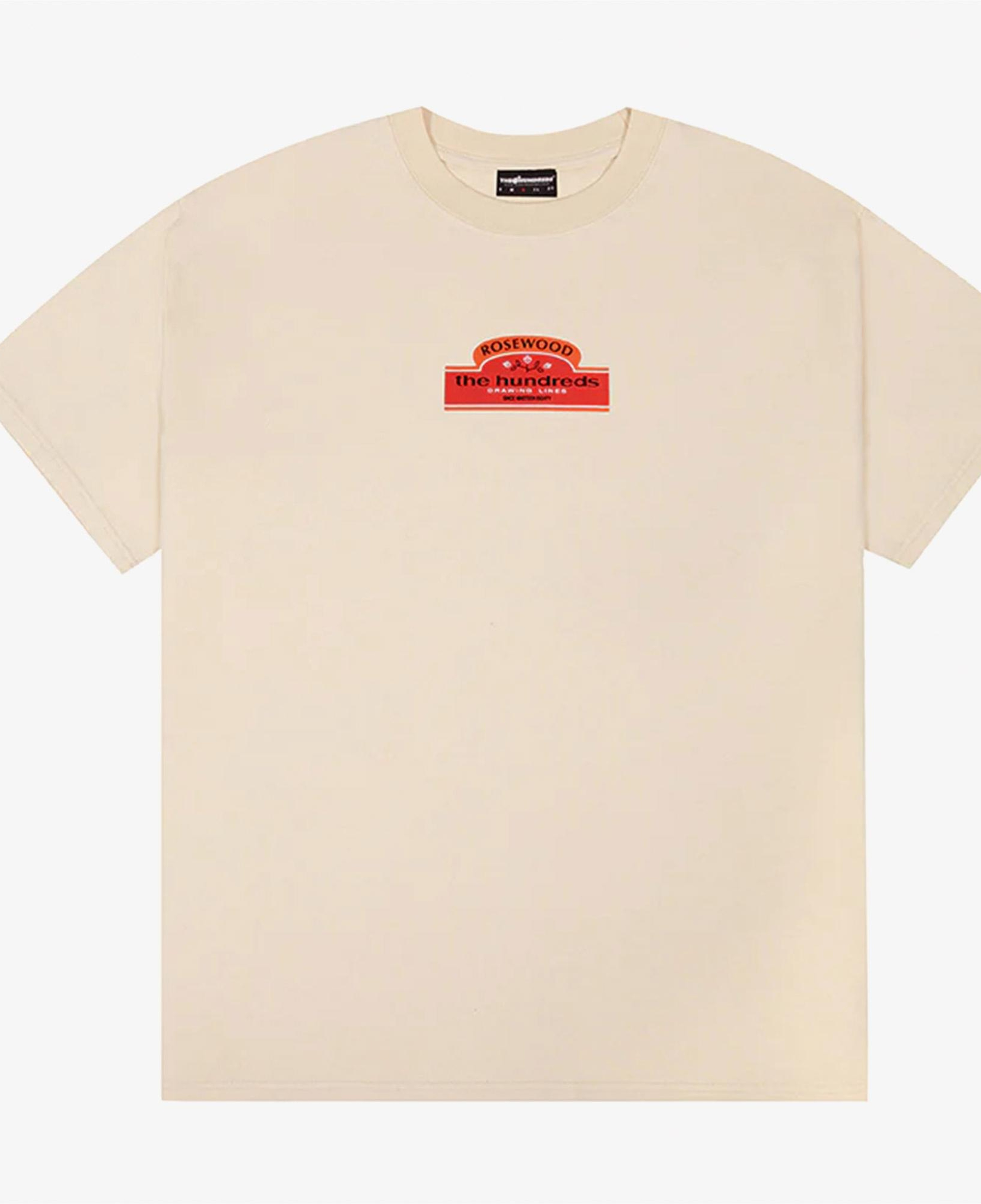 The Hundreds Flowers '25 Erkek Beyaz T-Shirt
