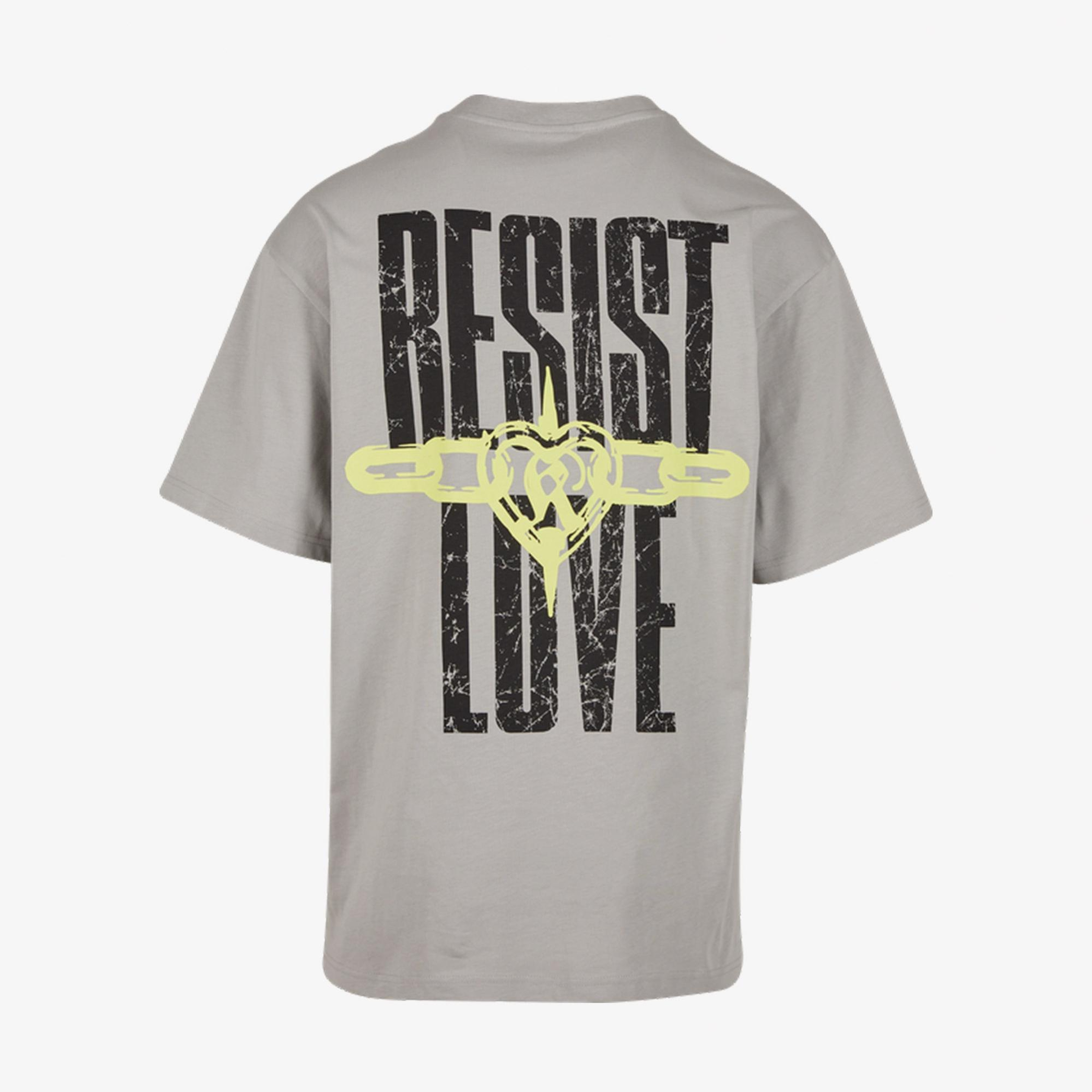 Karl Kani Woven Signature Resist Love Erkek Gri T-Shirt