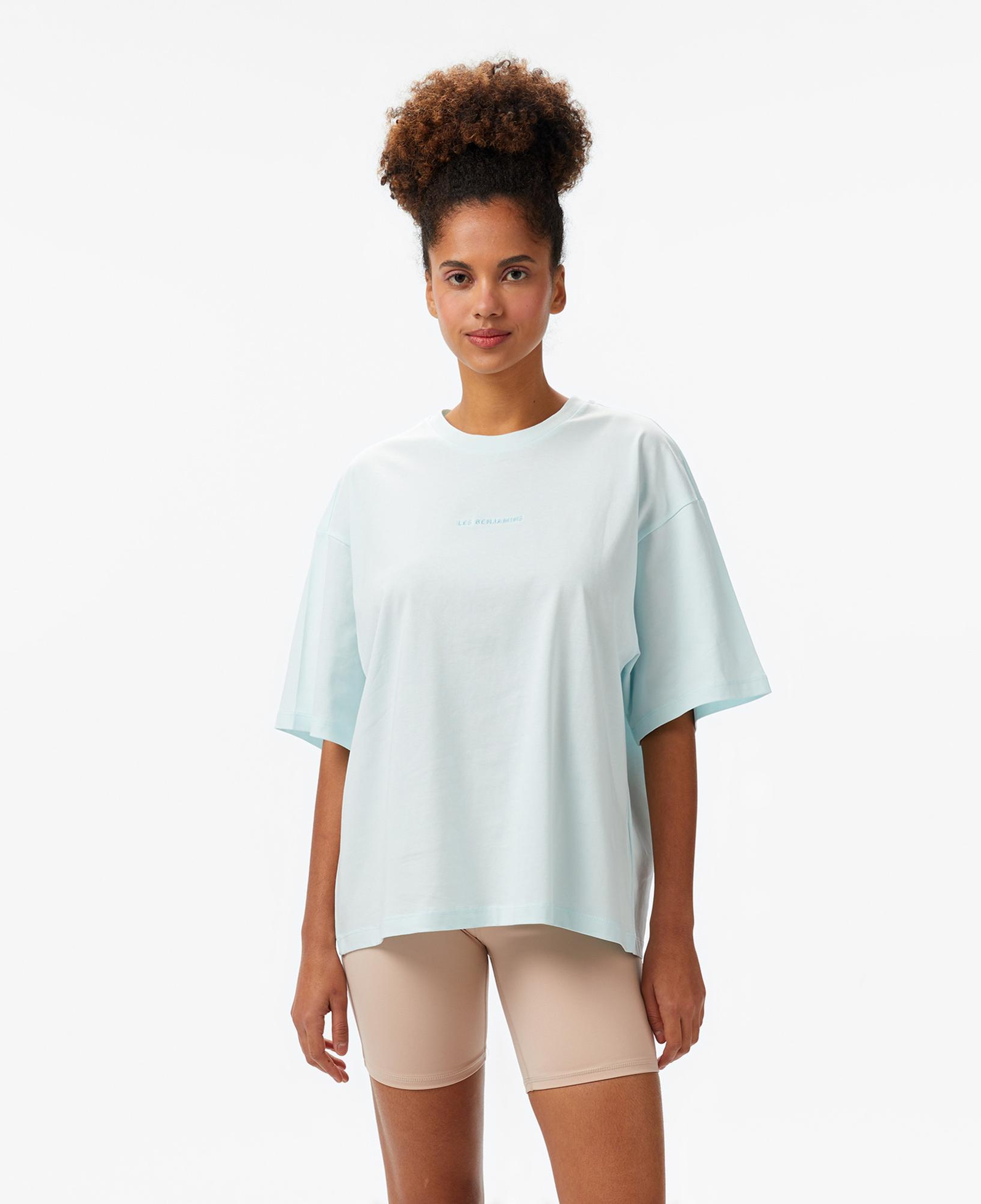 Les Benjamins Kadın Mavi T-Shirt