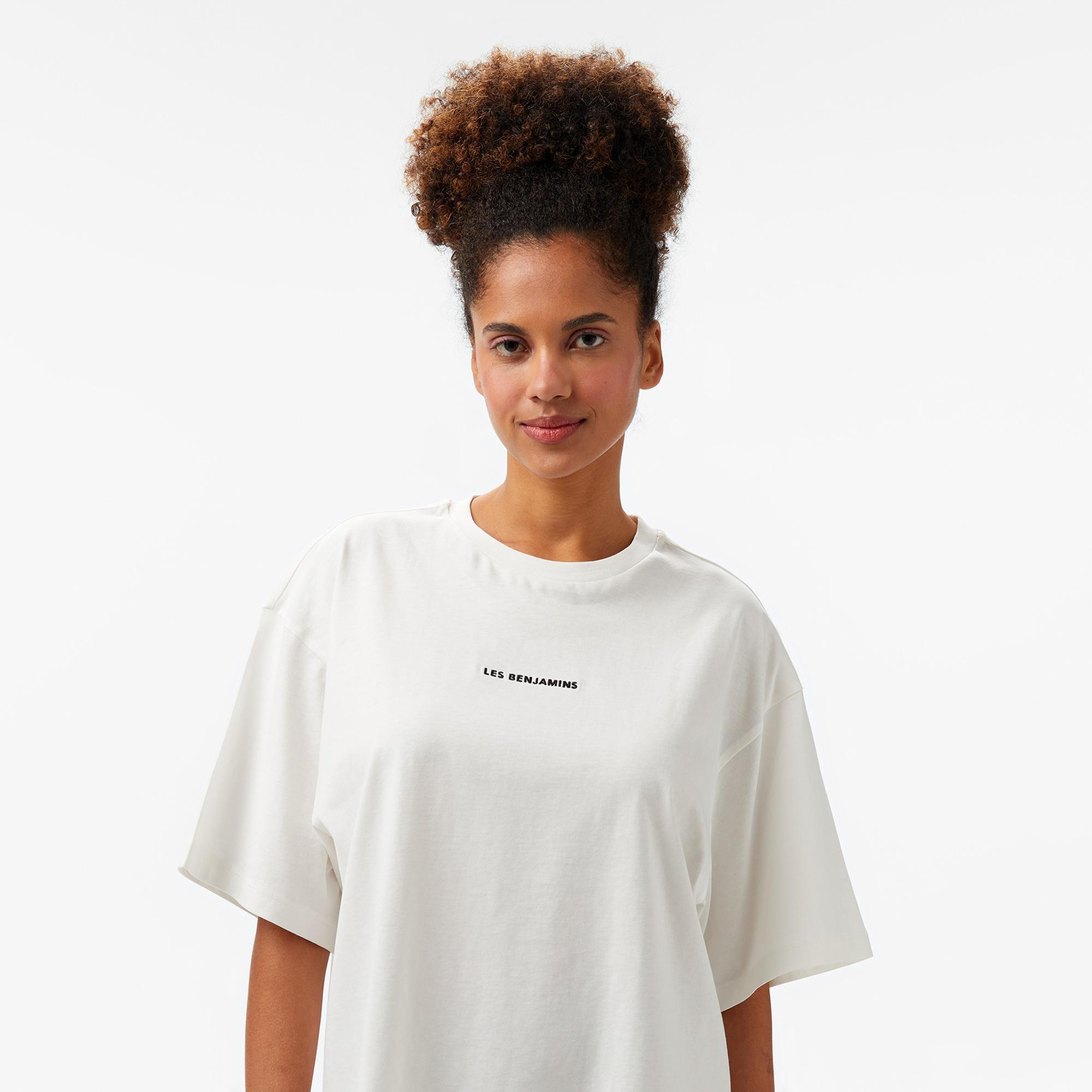 Les Benjamins Kadın Beyaz T-Shirt