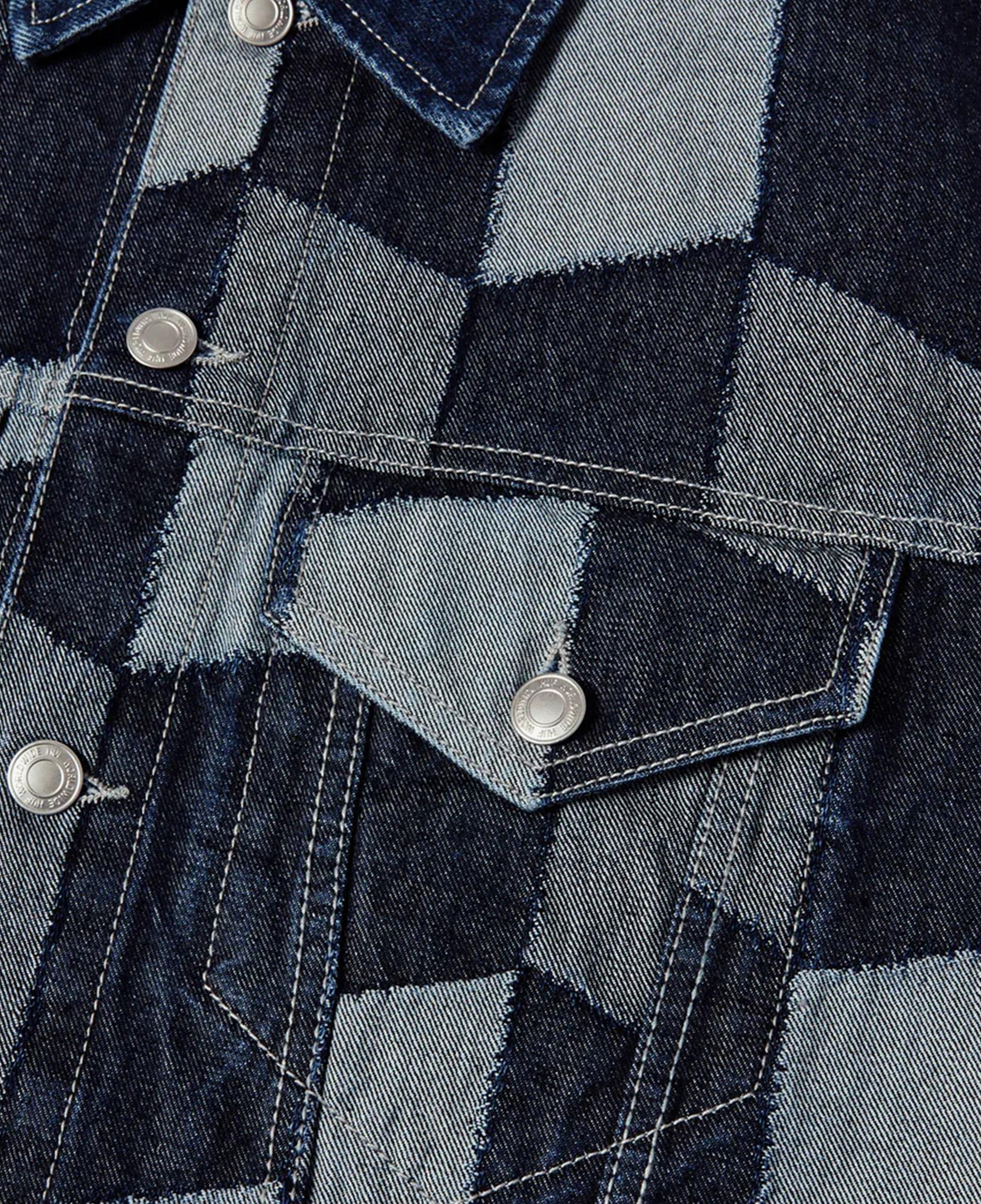 Huf Patchwork Denim Erkek Lacivert Ceket