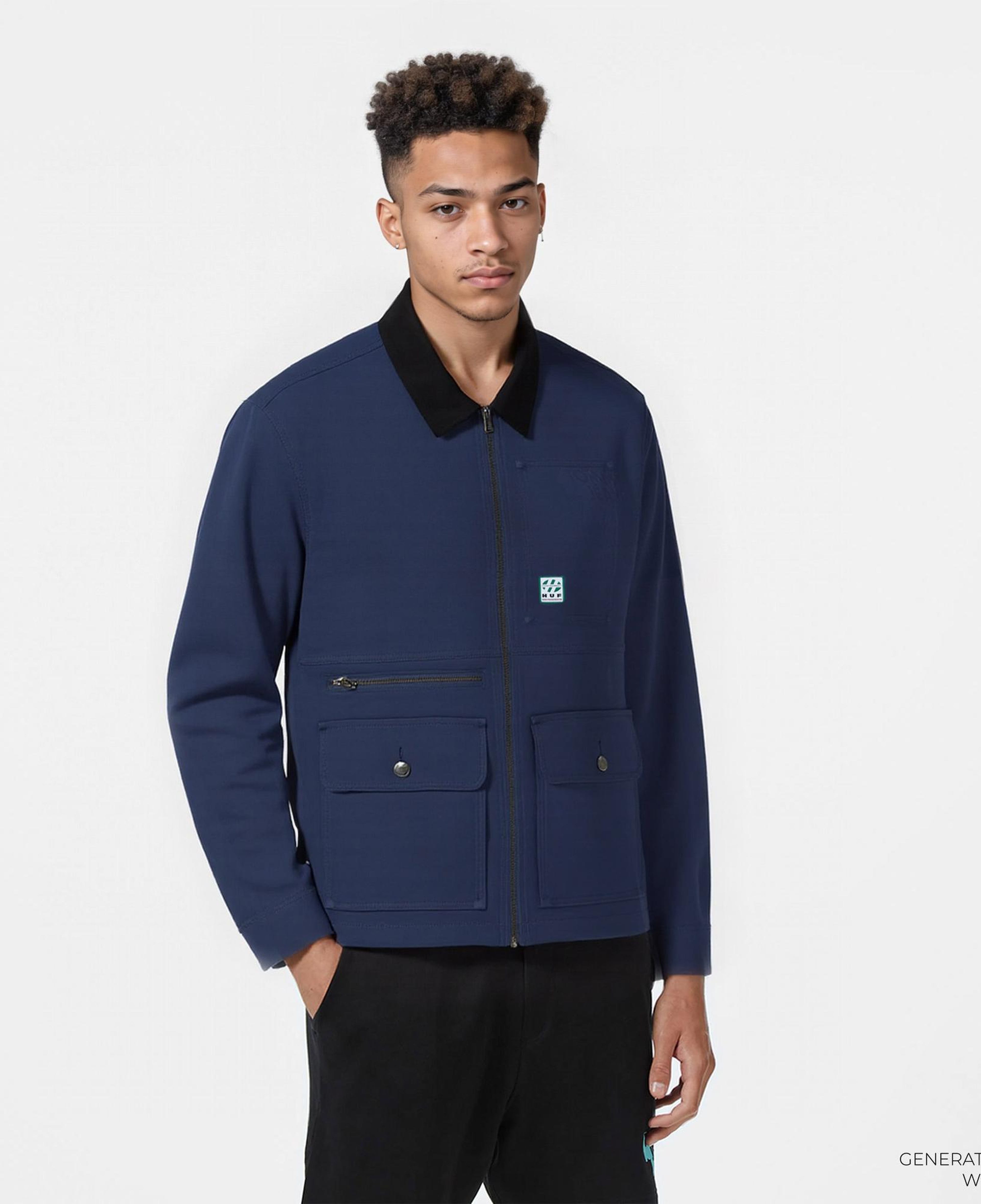 Huf Chilton Chore Erkek Mavi Ceket