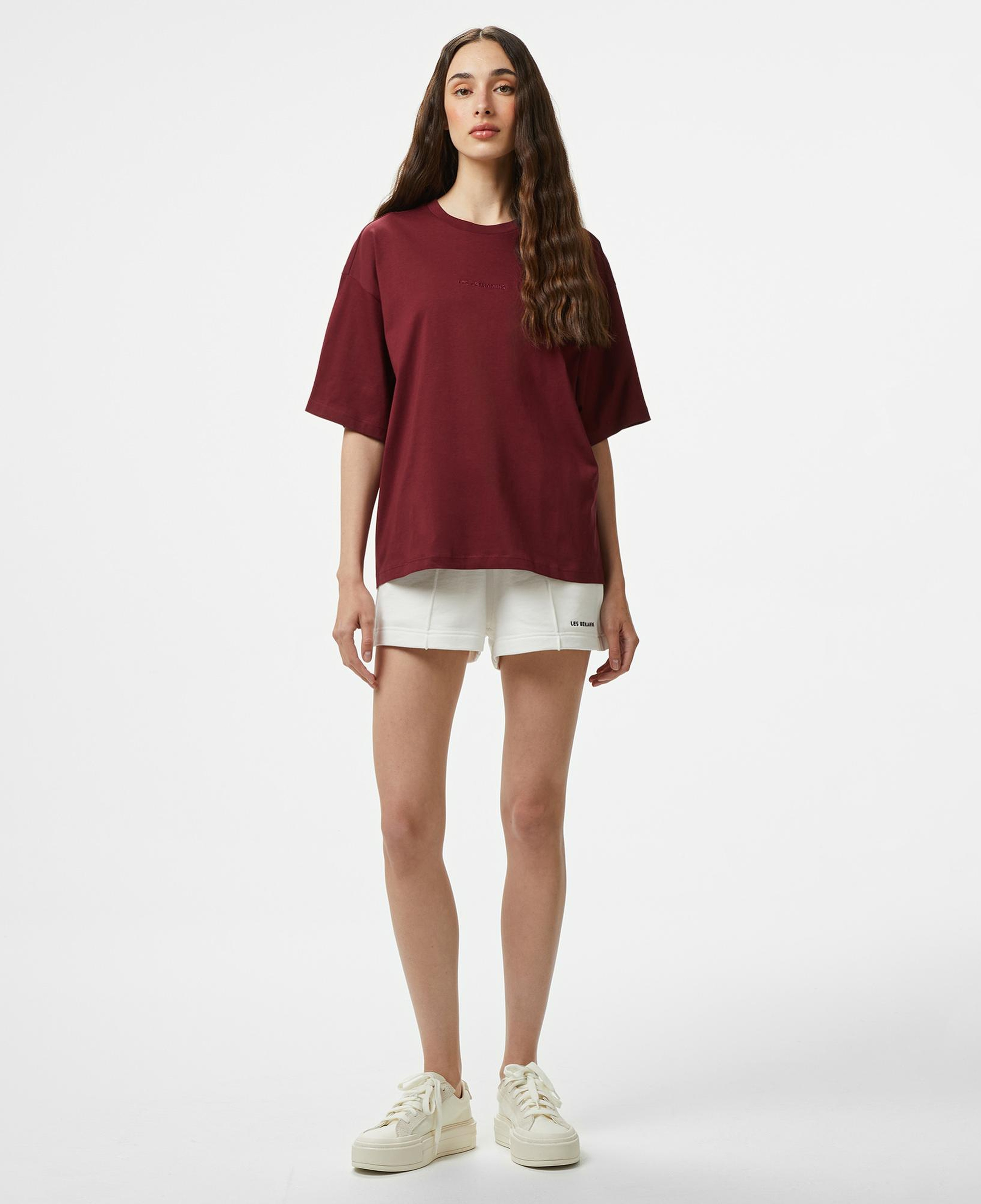 Les Benjamins Kadın Bordo T-Shirt